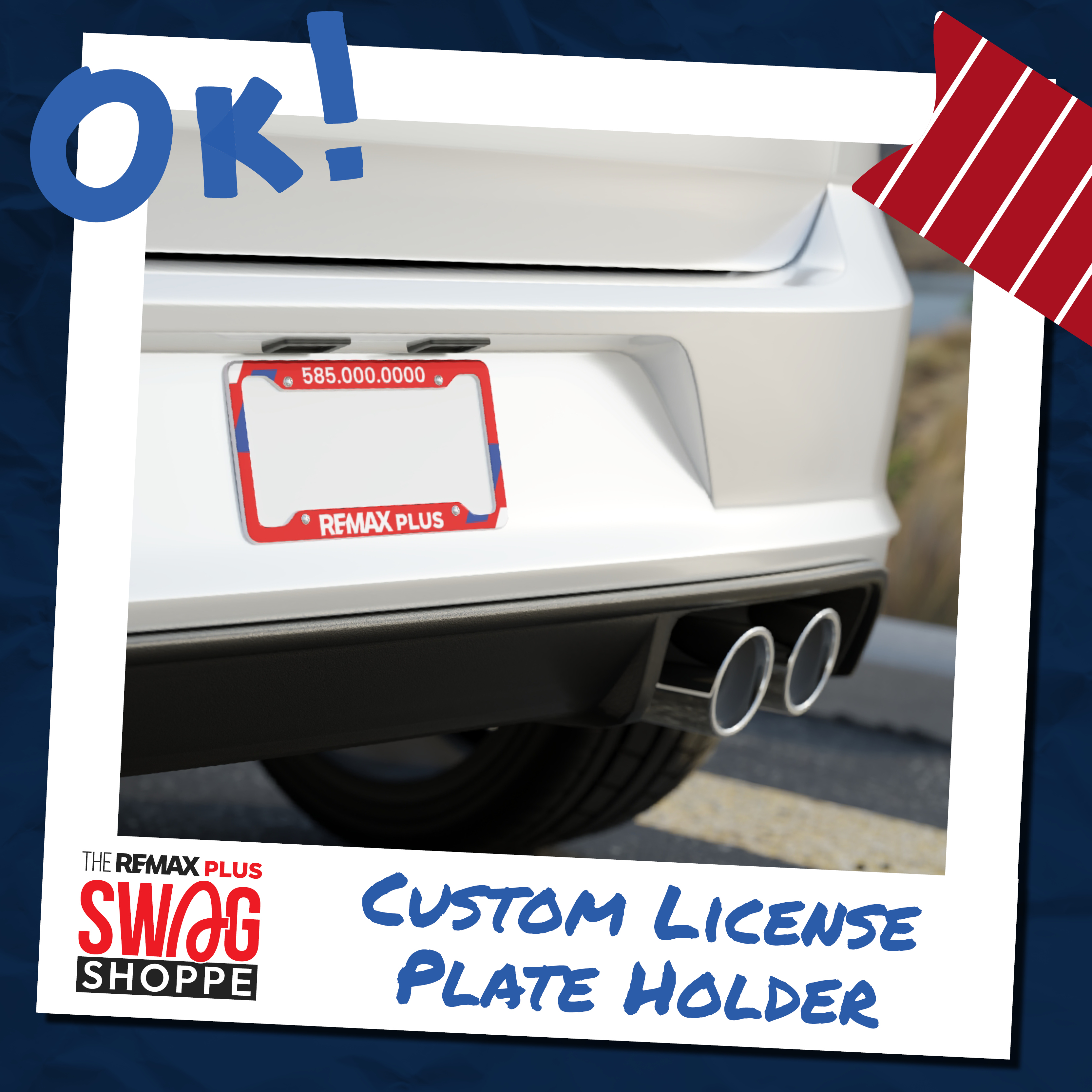 REMAX Plus License Plate Frame REMAX Plus License Plate Frame