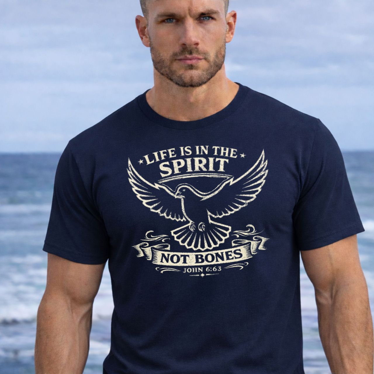 'Life Is In The Spirit' Short Sleeve Tee product thumbnail image 'Life Is In The Spirit' Short Sleeve Tee product thumbnail image
