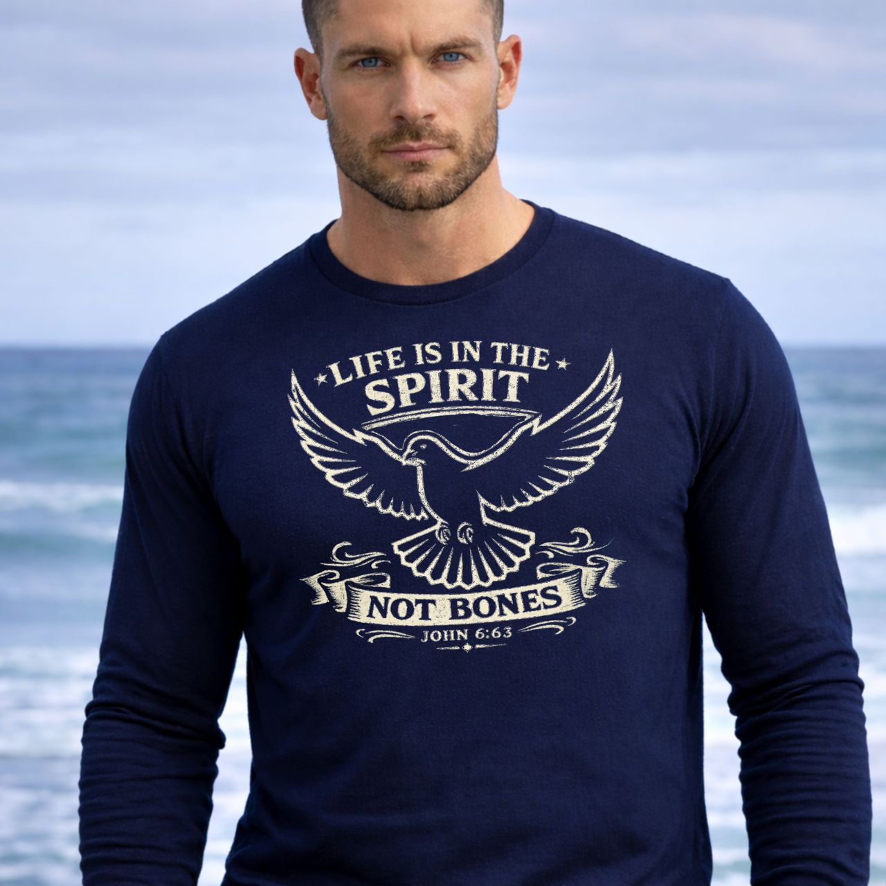 'Life Is In The Spirit' Long Sleeve Shirt