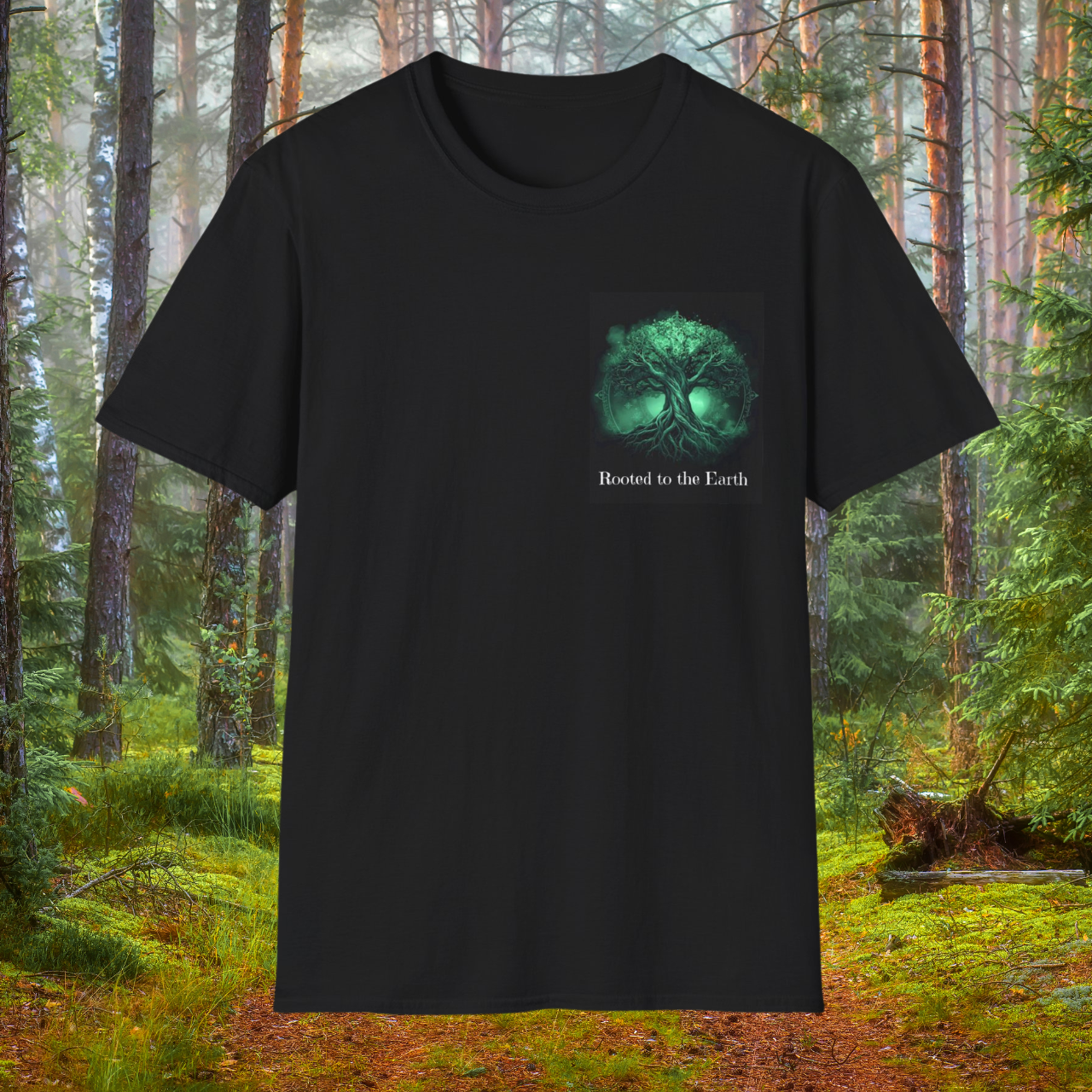 Tree of Life Rooted to the Earth Mystical Unisex Softstyle T-Shirt product thumbnail image Tree of Life Rooted to the Earth Mystical Unisex Softstyle T-Shirt product thumbnail image