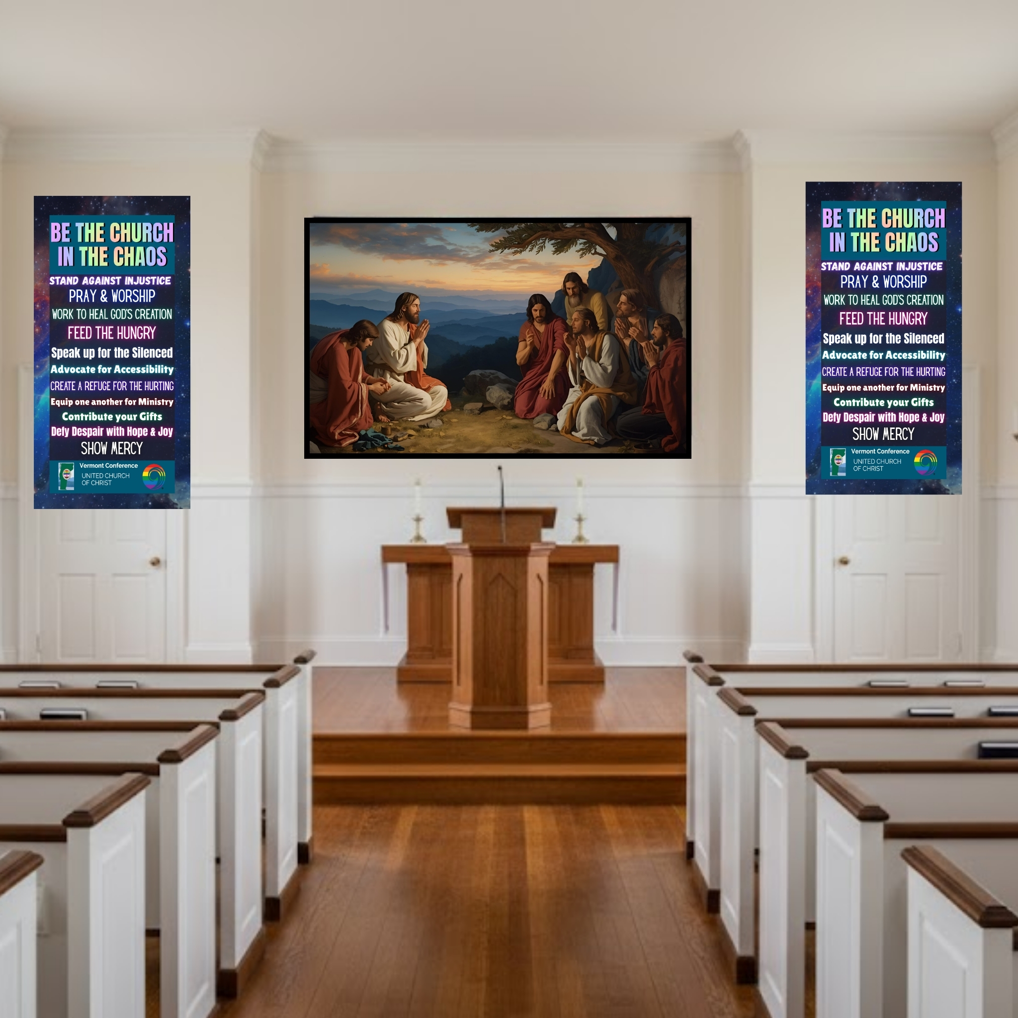 Vertical Banner 36"x72" I The AM26 "Be the Church" Banner  product thumbnail image