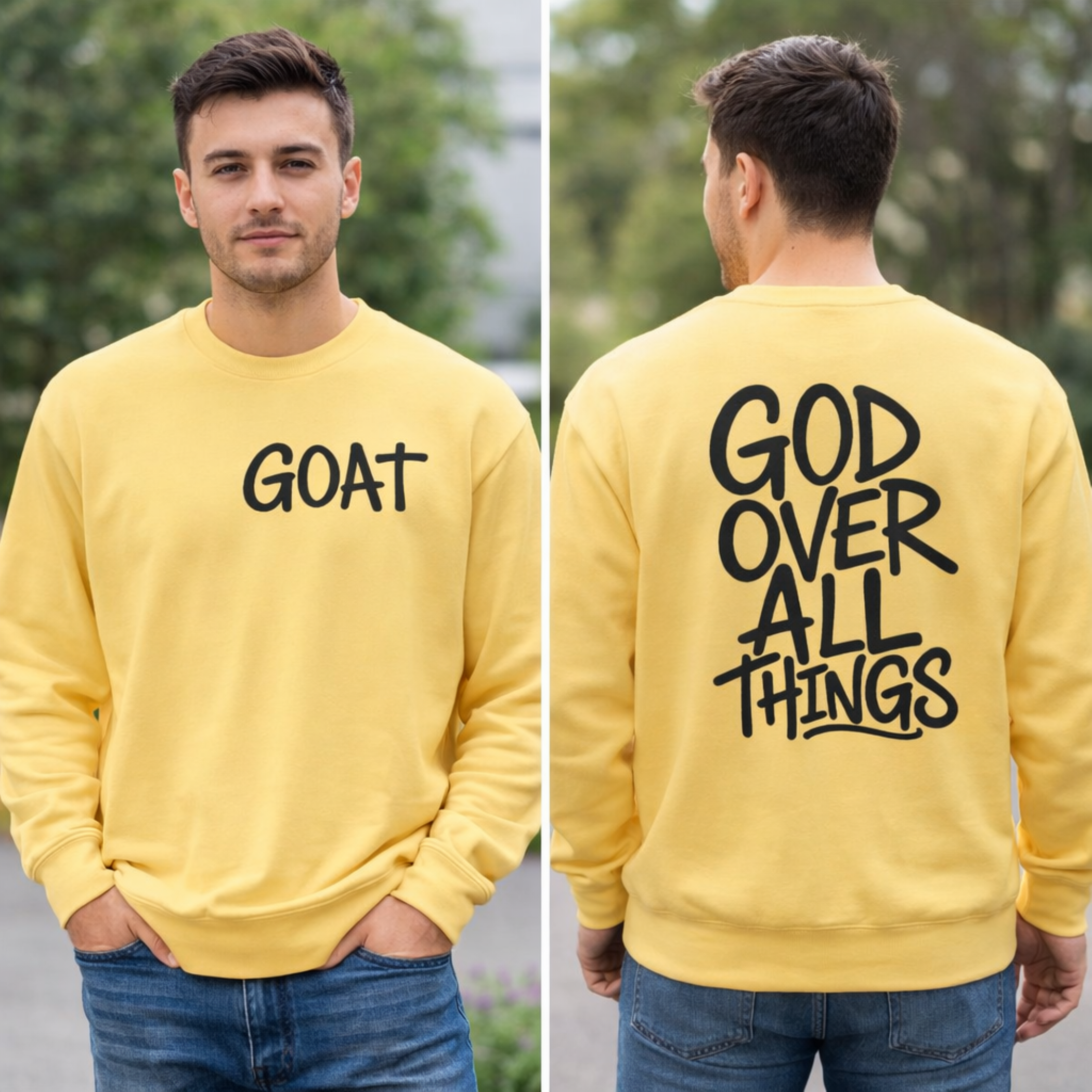 GOAT / God Over All Things Sweatshirt product thumbnail image
