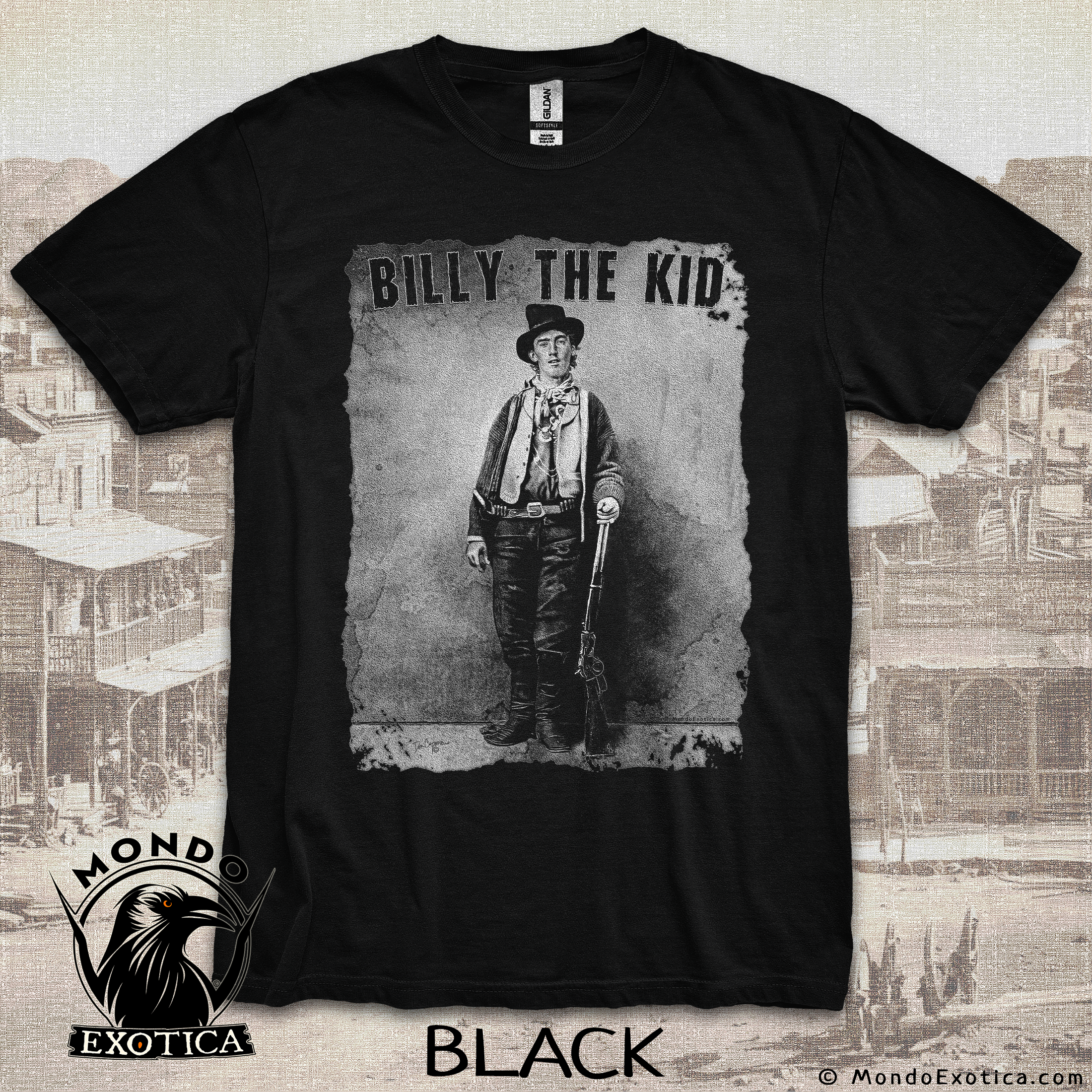 Billy The Kid T-Shirt, Cowboy Shirt Outlaw Gunslinger Of The Wild West t shirt, Western TShirt product thumbnail image