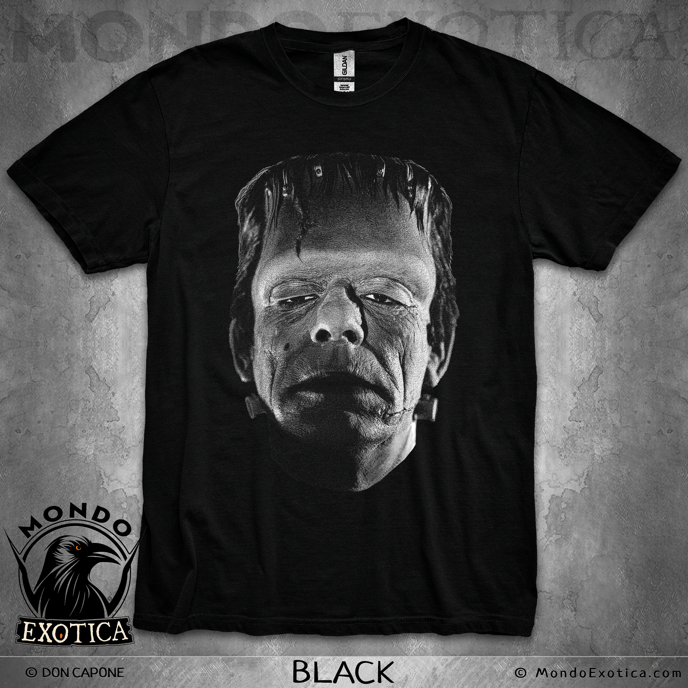 Frankenstein Shirt, Glenn Strange Frankenstein T-Shirt, Frankenstein tshirt, Gothic Frankenstein Halloween shirt.