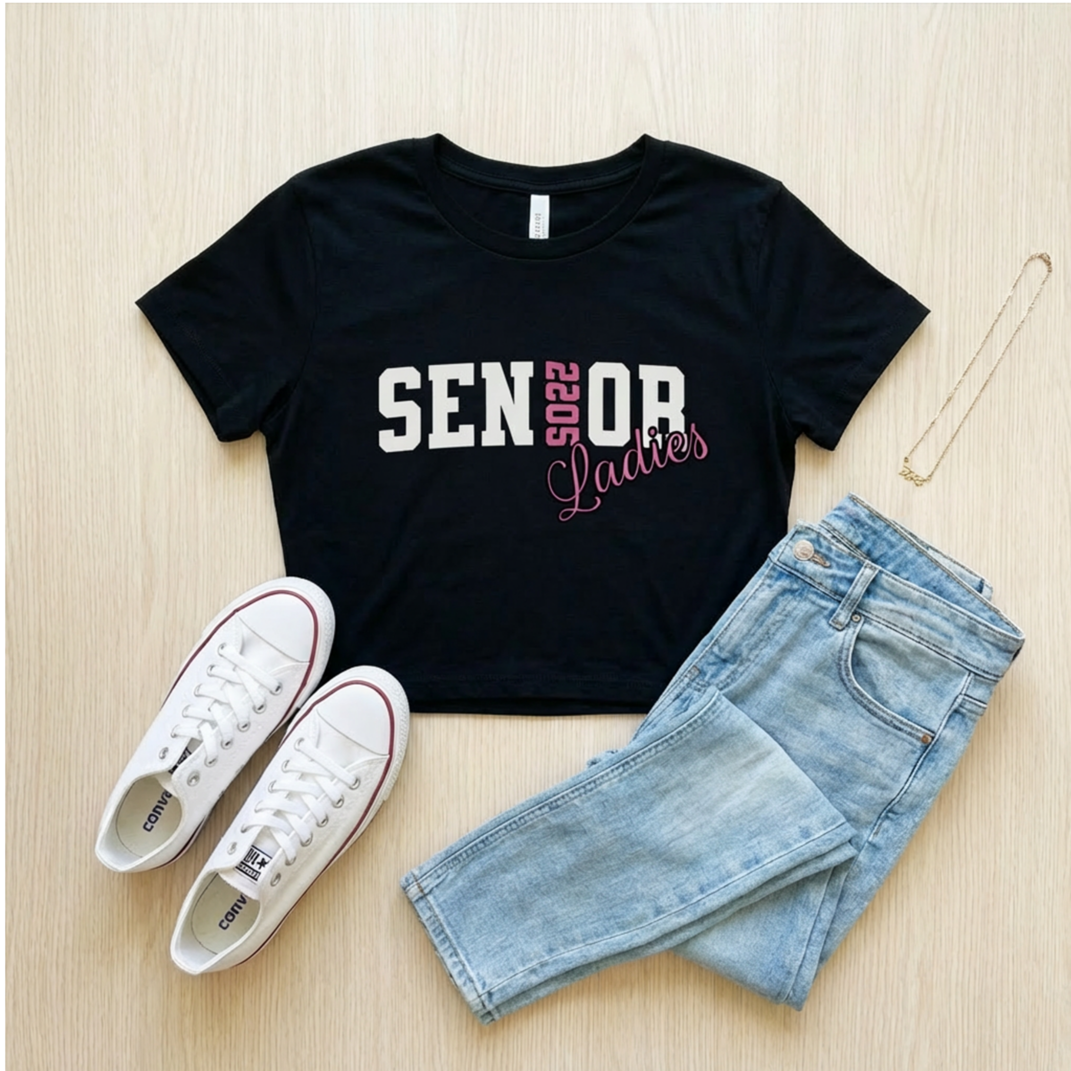 Senior Ladies 2027 Micro Rib Baby Tee product thumbnail image