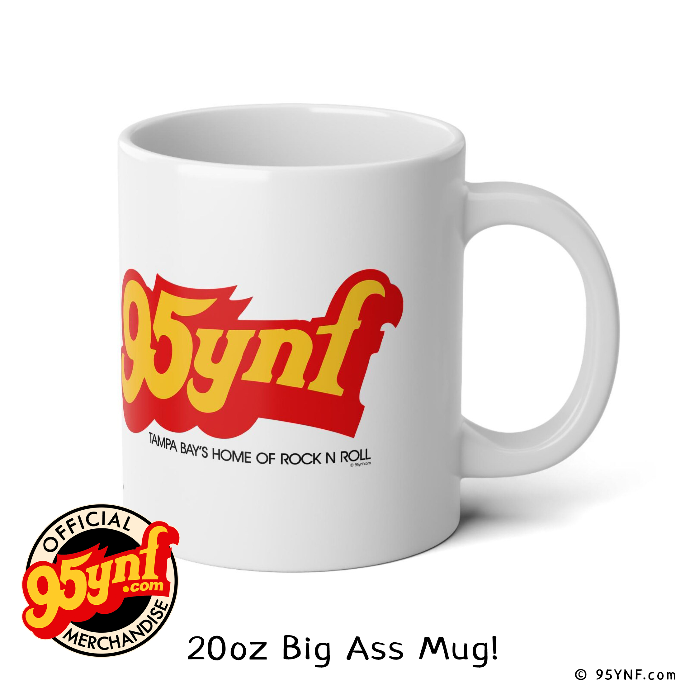 95YNF White Jumbo Mug, 20oz product thumbnail image