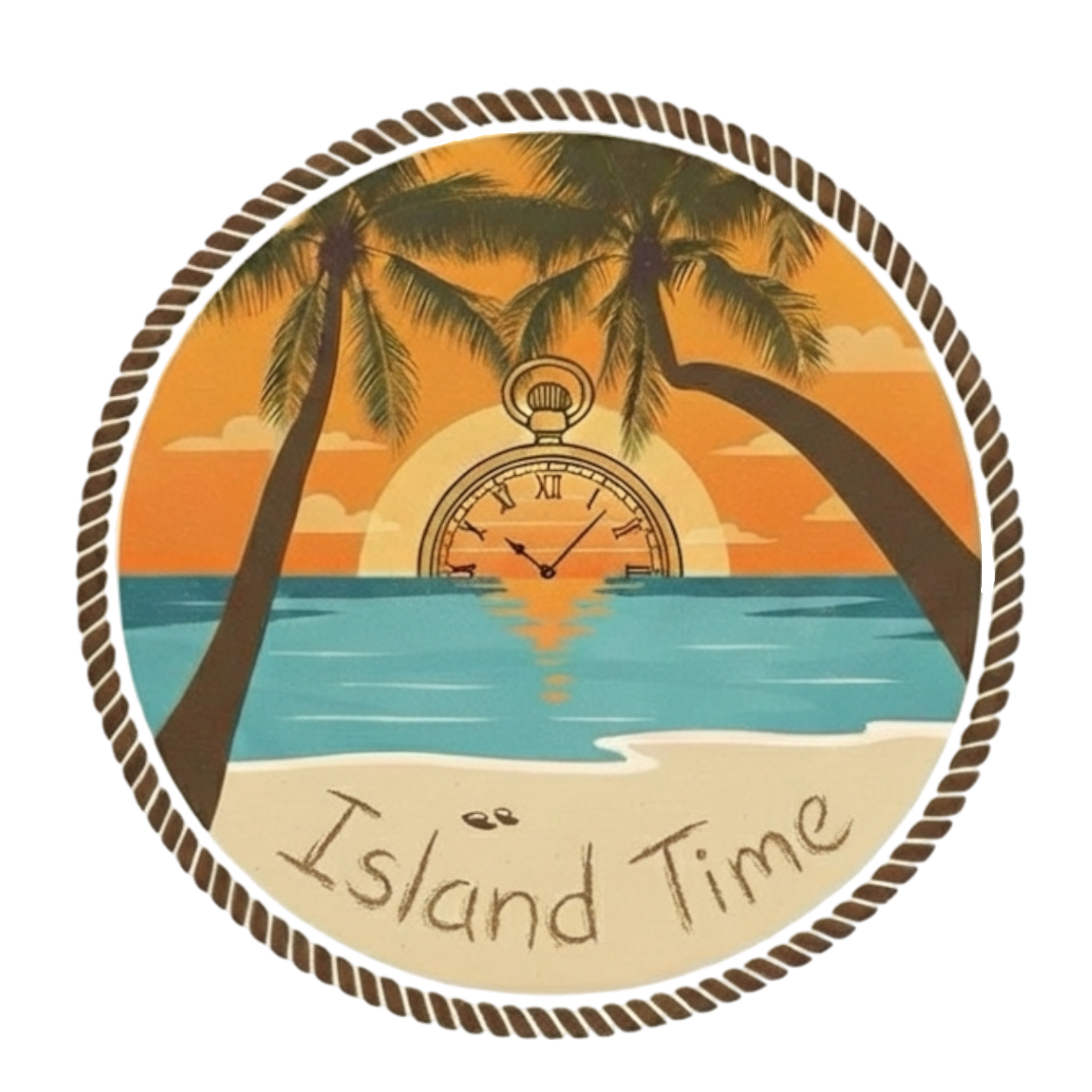 Sunset Beach Clock Tee product thumbnail image Sunset Beach Clock Tee product thumbnail image