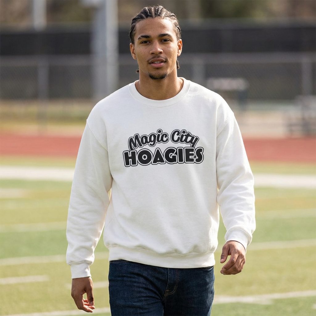 Magic City Hoagies Crewneck Sweatshirt — Retro Deli Logo