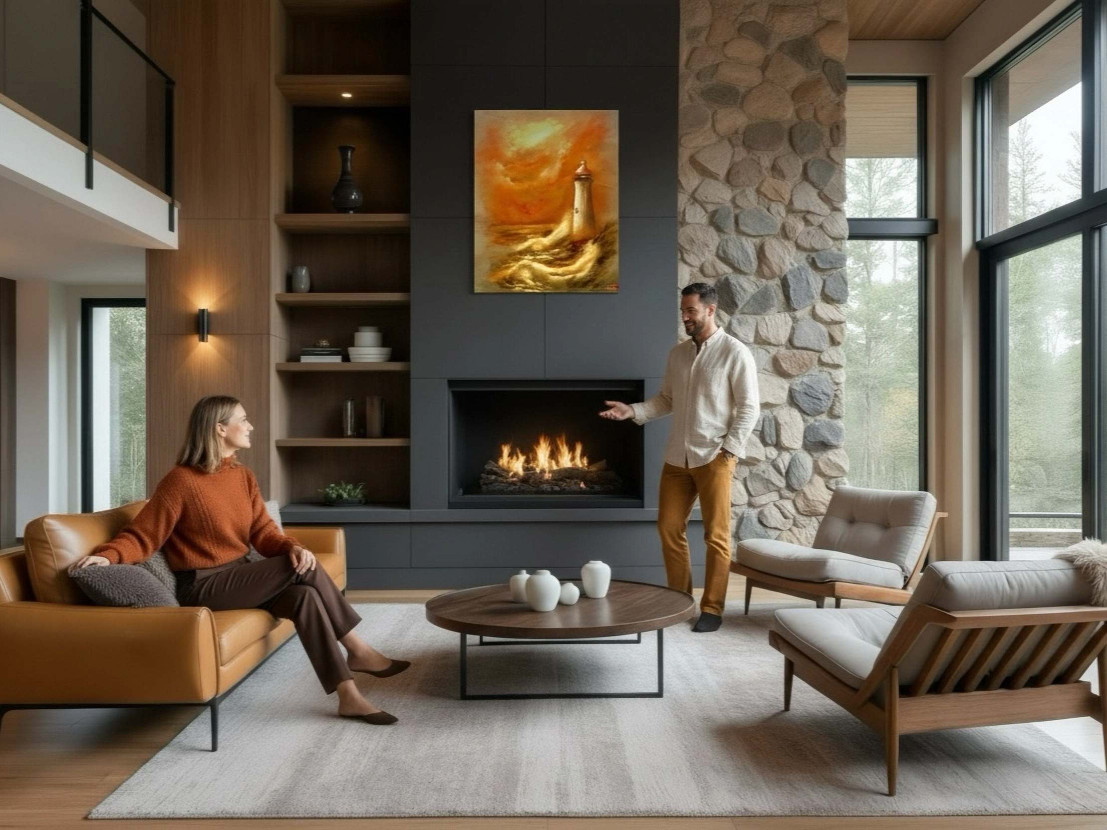 Lighthouse Vignette Canvas Print (Small-Super) product thumbnail image Lighthouse Vignette Canvas Print (Small-Super) product thumbnail image