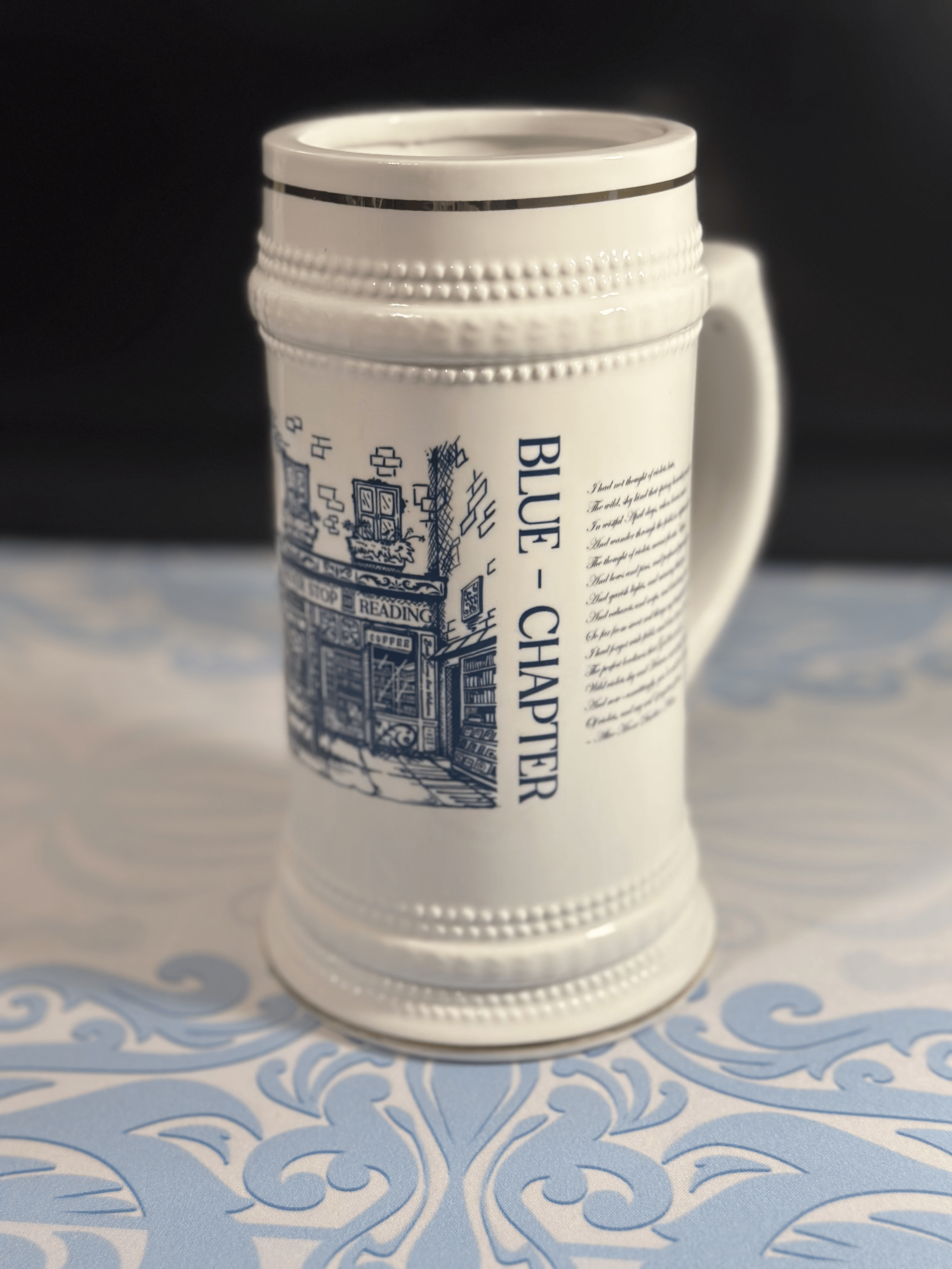 Sonnet — Antique Bookshop Stein Mug product thumbnail image