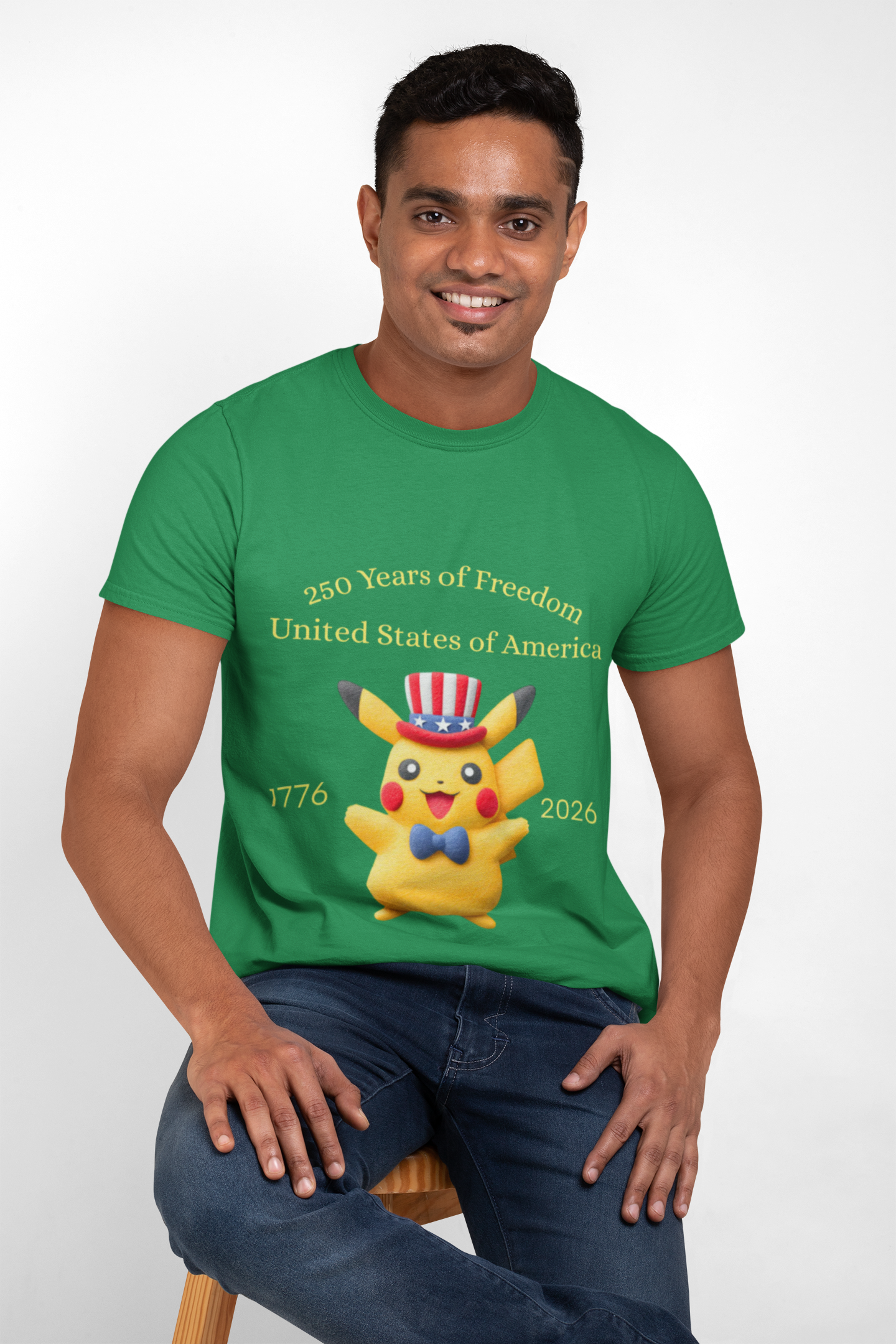 250 Years of Freedom Tee — 1776–2026 Patriotic Graphic T-Shirt product thumbnail image