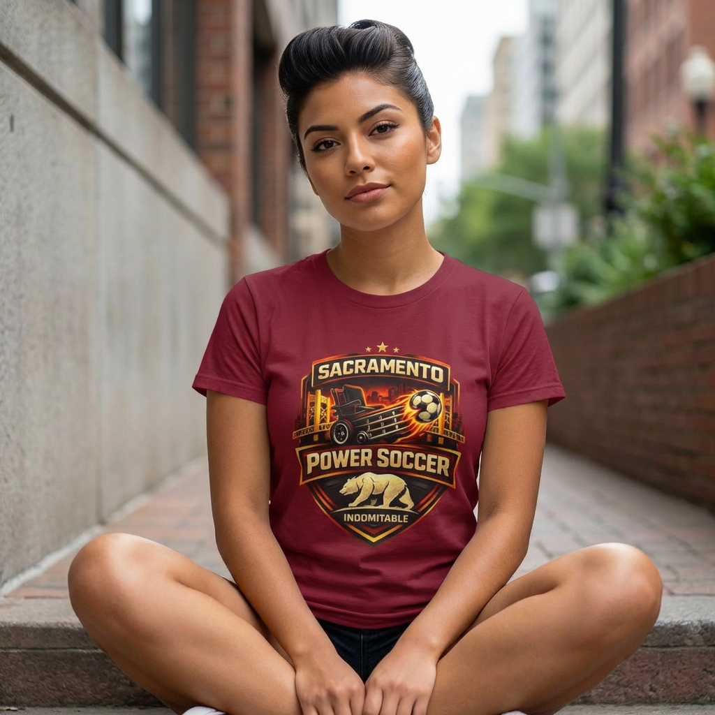 Sacramento Power Soccer Support T-Shirt product thumbnail image