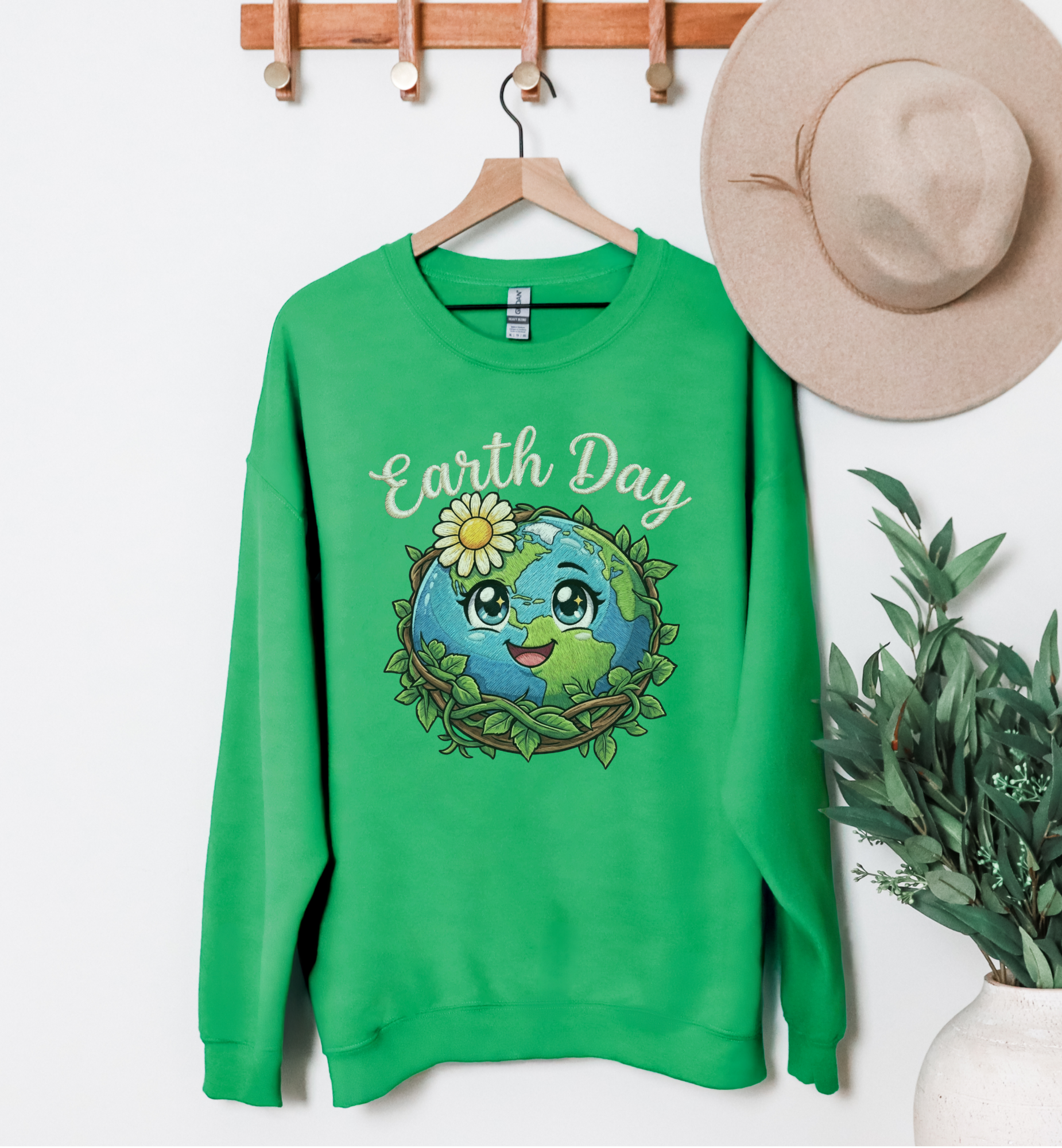 Cute Earth Day Sweatshirt product thumbnail image Cute Earth Day Sweatshirt product thumbnail image