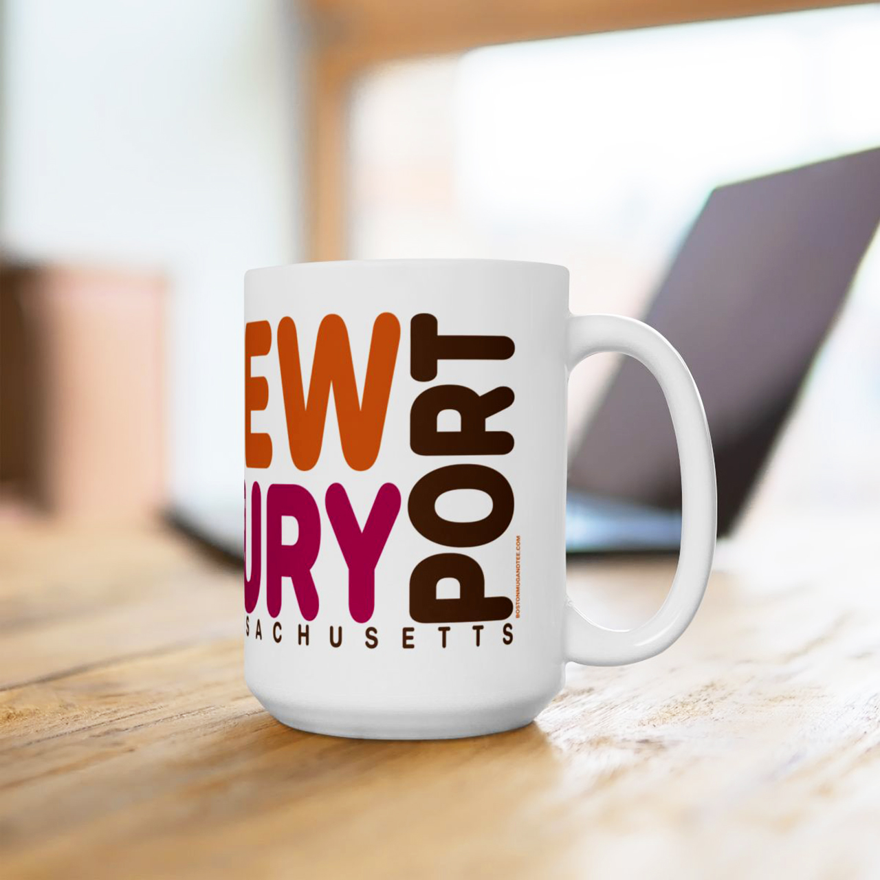 Newburyport Massachusetts Retro 15oz Ceramic Mug | Newburyport Gift product thumbnail image Newburyport Massachusetts Retro 15oz Ceramic Mug | Newburyport Gift product thumbnail image