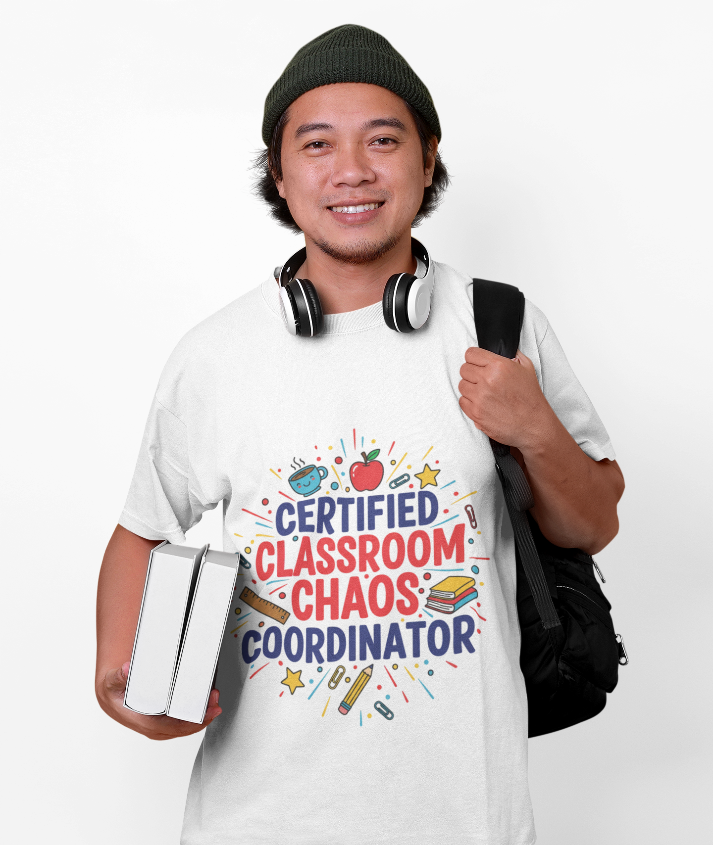 Certified Classroom Chaos Coordinator Tee | teacher appreciation, teacher life product thumbnail image Certified Classroom Chaos Coordinator Tee | teacher appreciation, teacher life product thumbnail image