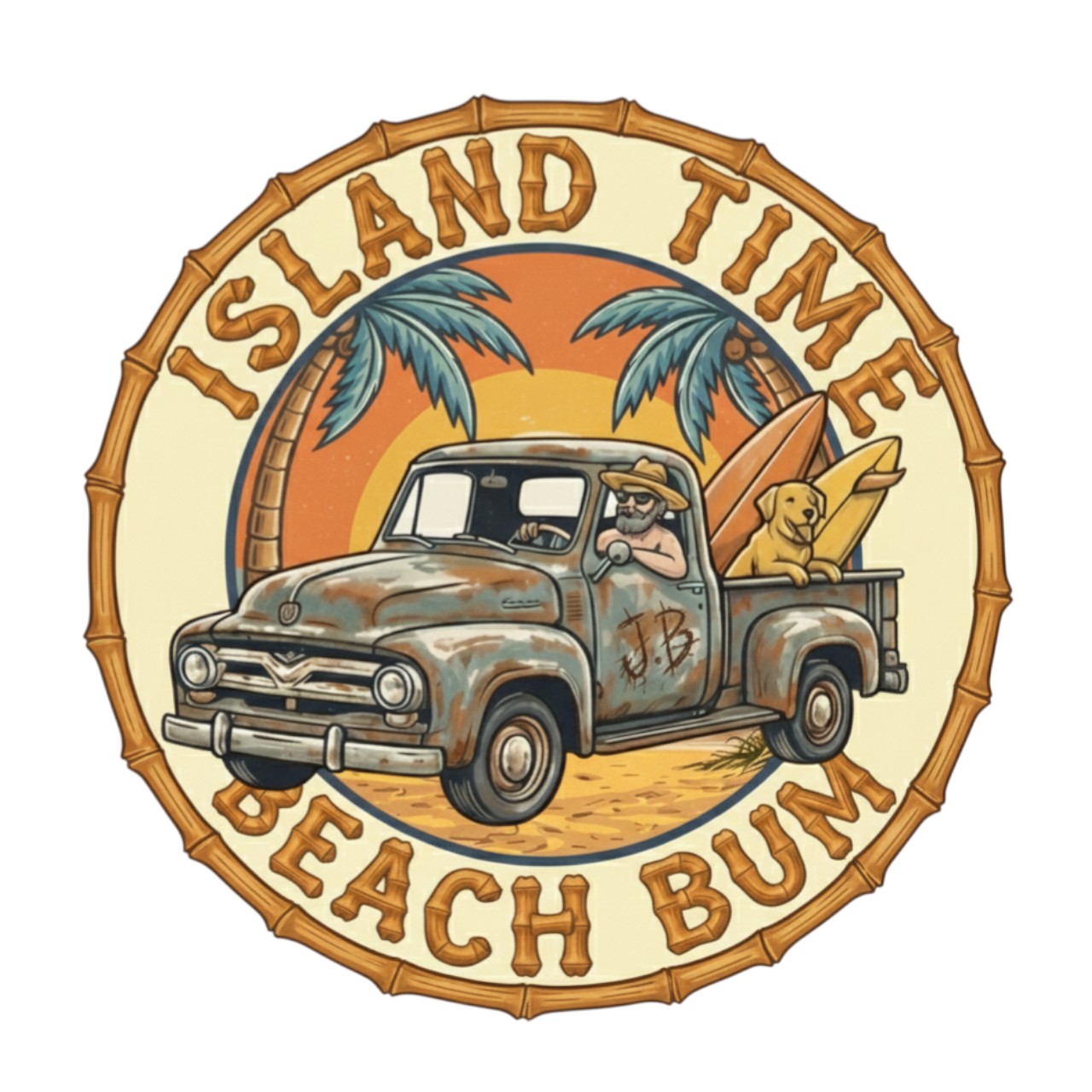 Beach Bum Truck Tee product thumbnail image Beach Bum Truck Tee product thumbnail image