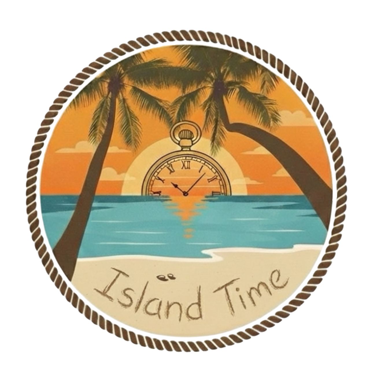 Sunset Beach Clock Hoodie product thumbnail image Sunset Beach Clock Hoodie product thumbnail image
