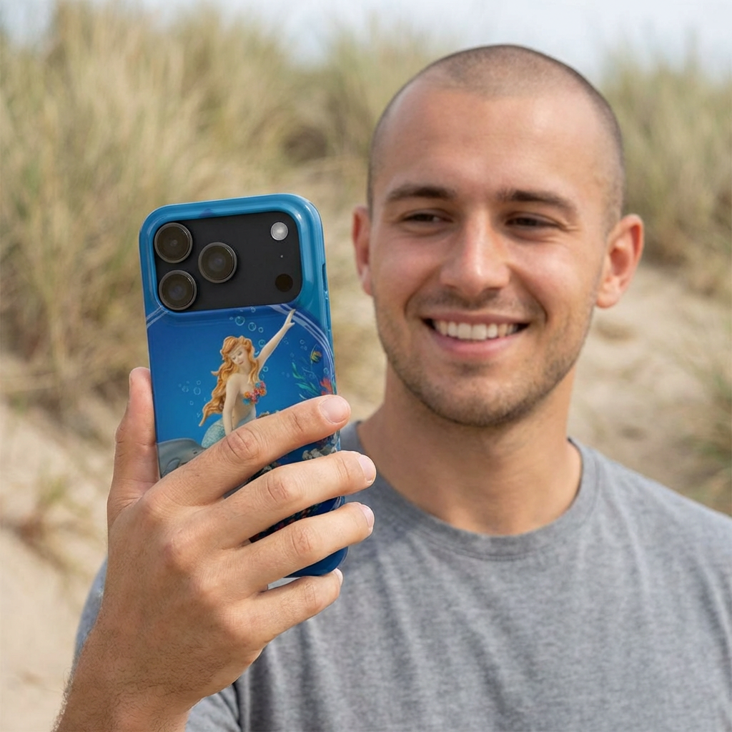 Mermaid Slim Phone Case — Ocean Fantasy Mobile Cover product thumbnail image