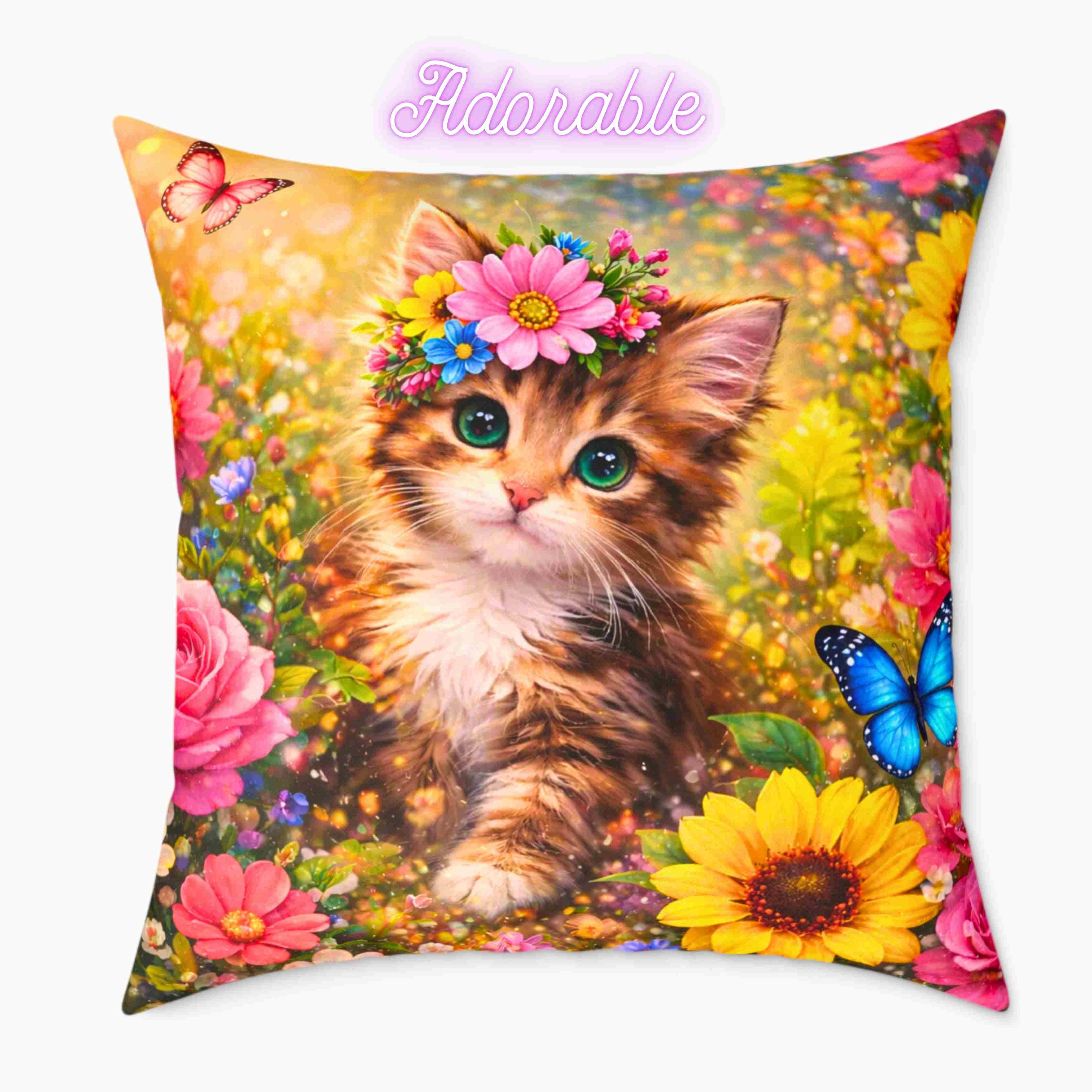 Cat Cushions | Cat Pillows | Washable Cat Pillow Case product thumbnail image