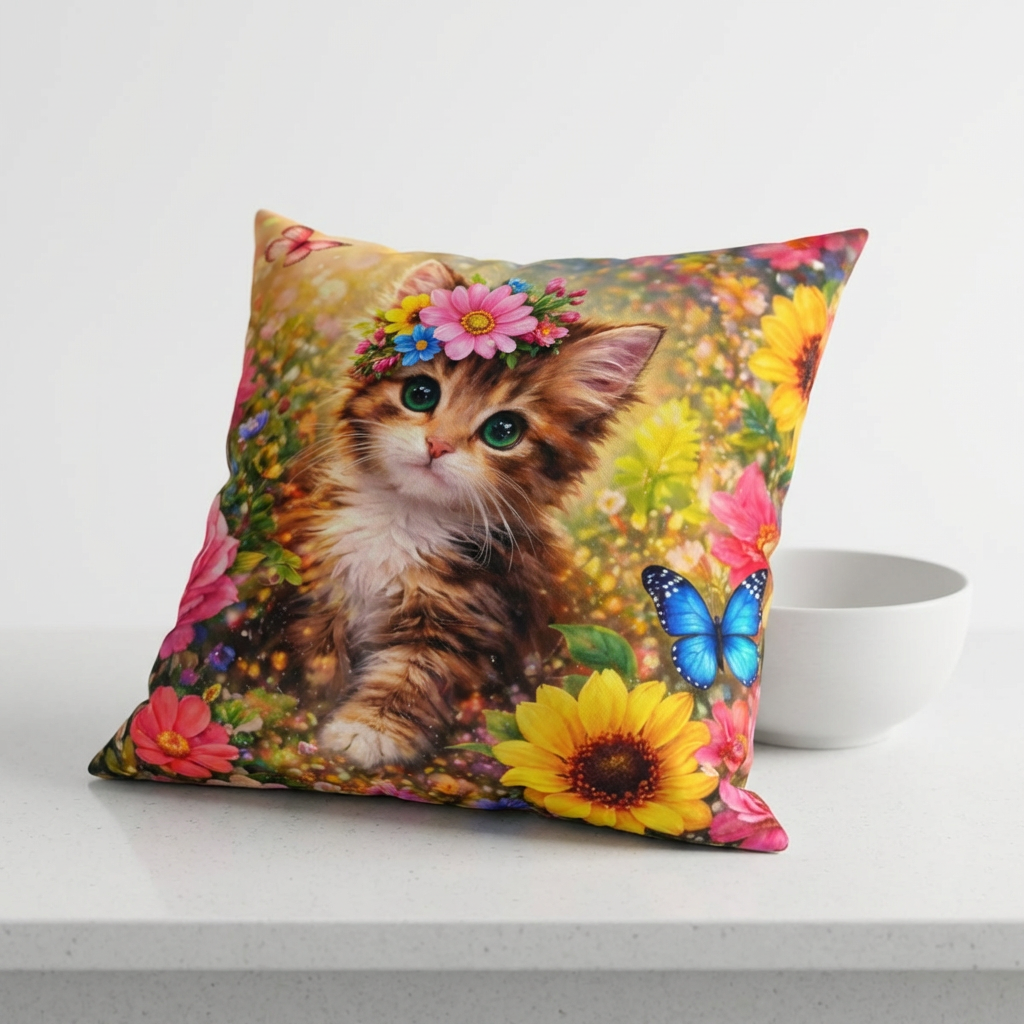 Cat Cushions | Cat Pillows | Washable Cat Pillow Case product thumbnail image Cat Cushions | Cat Pillows | Washable Cat Pillow Case product thumbnail image