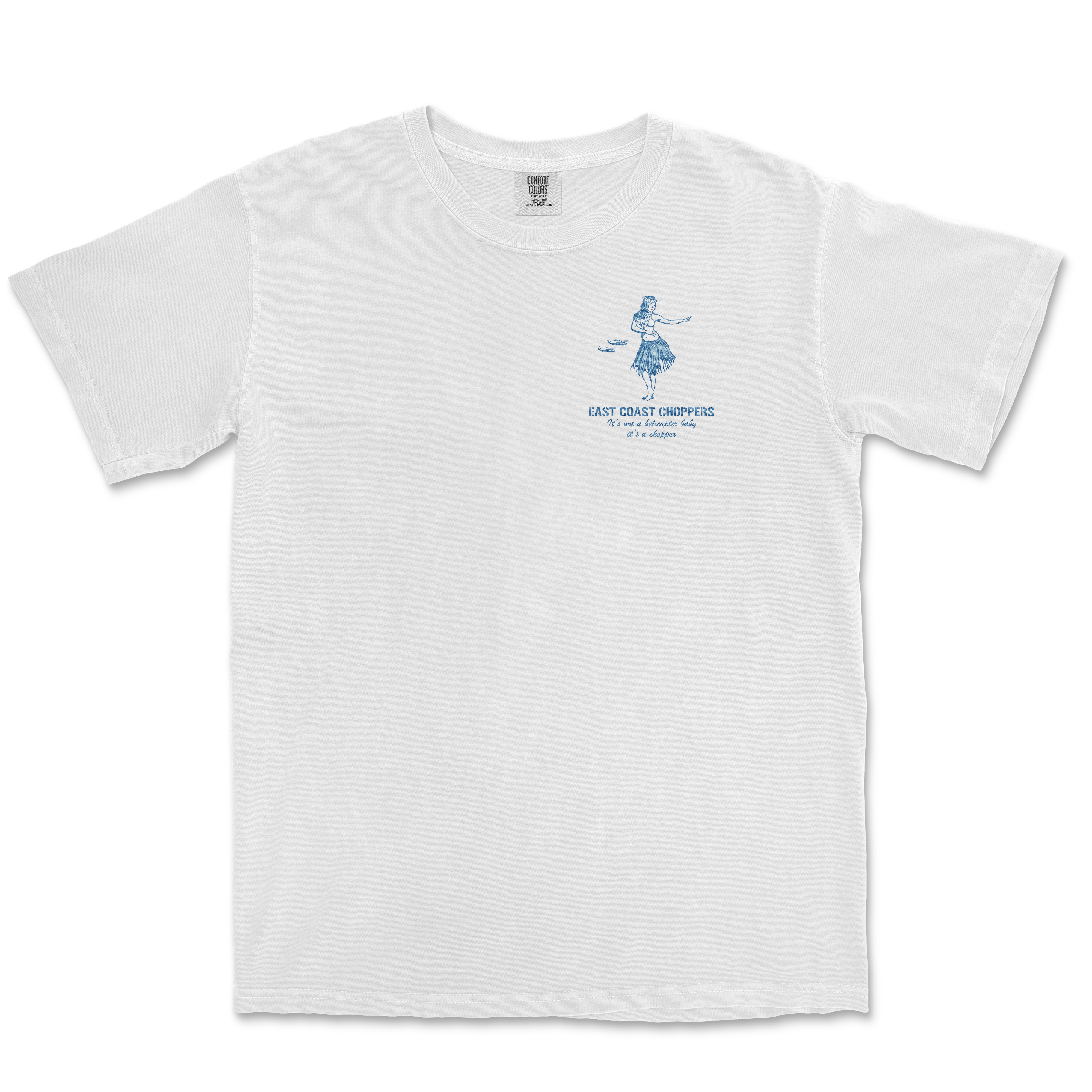 Original Hula | East Coast Choppers Comfort Colors Shirt product thumbnail image Original Hula | East Coast Choppers Comfort Colors Shirt product thumbnail image