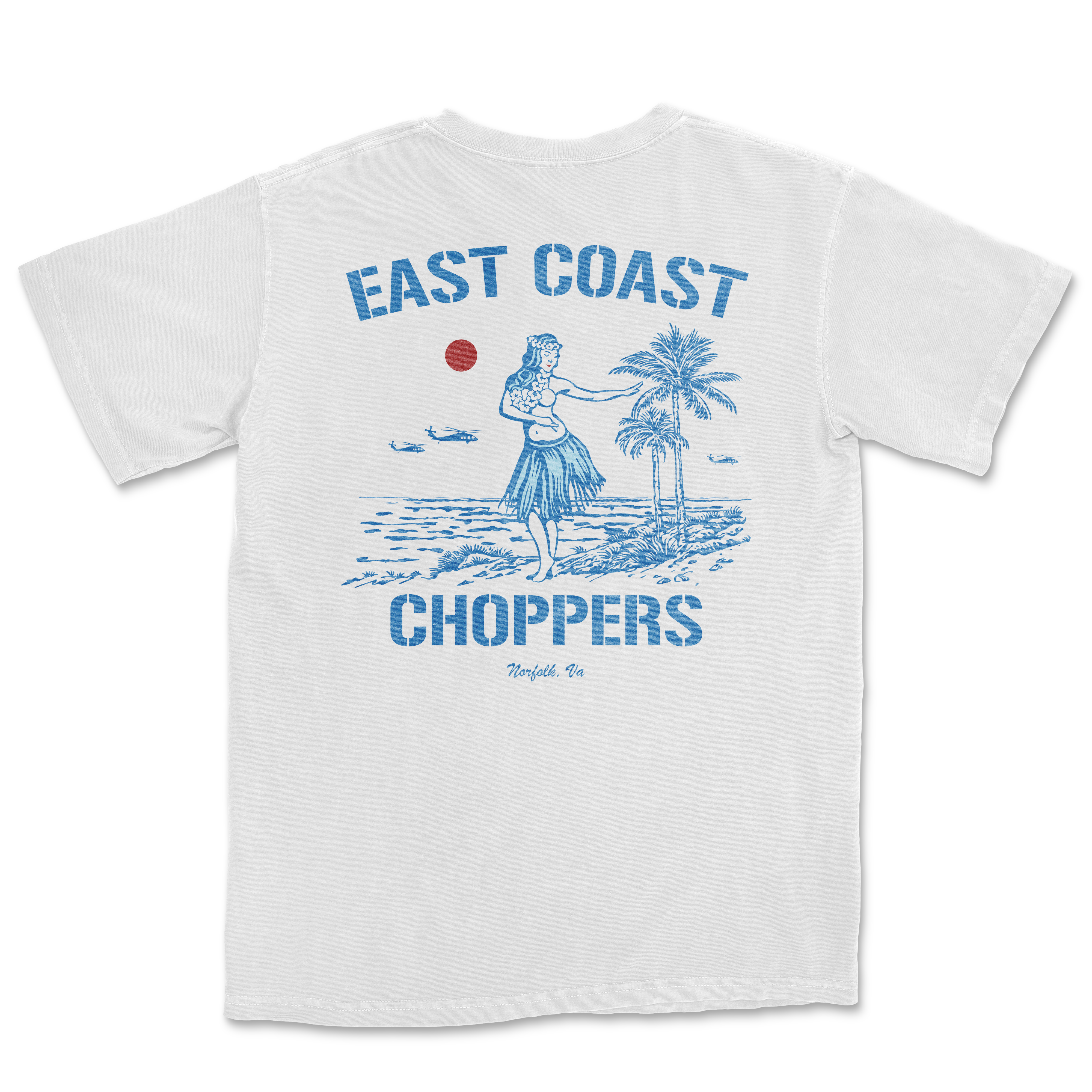 Original Hula | East Coast Choppers Comfort Colors Shirt product thumbnail image Original Hula | East Coast Choppers Comfort Colors Shirt product thumbnail image