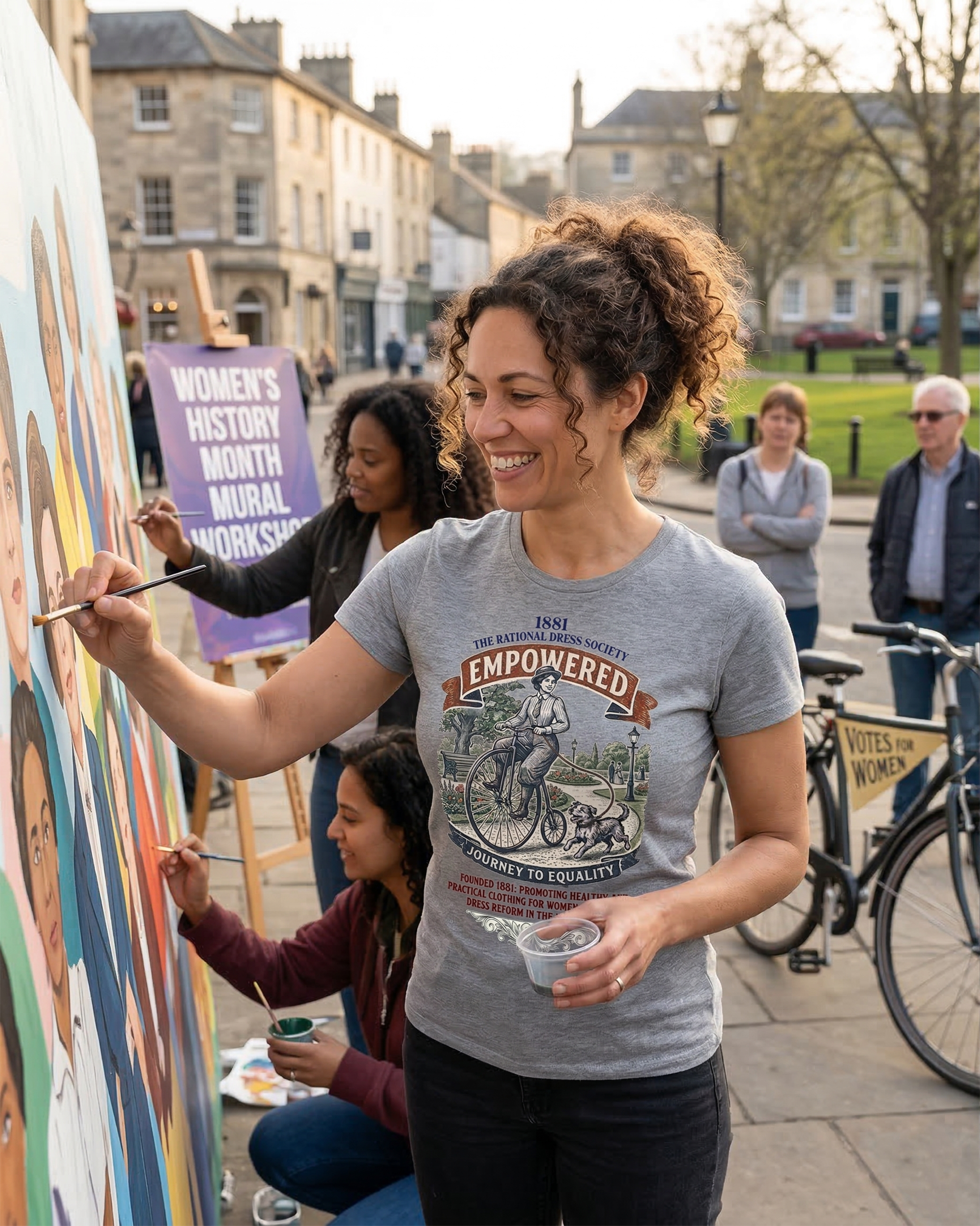 EMPOWERED - 1881: The Rational Dress Society (The Reformers) - Women's History Vintage T-shirt product thumbnail image