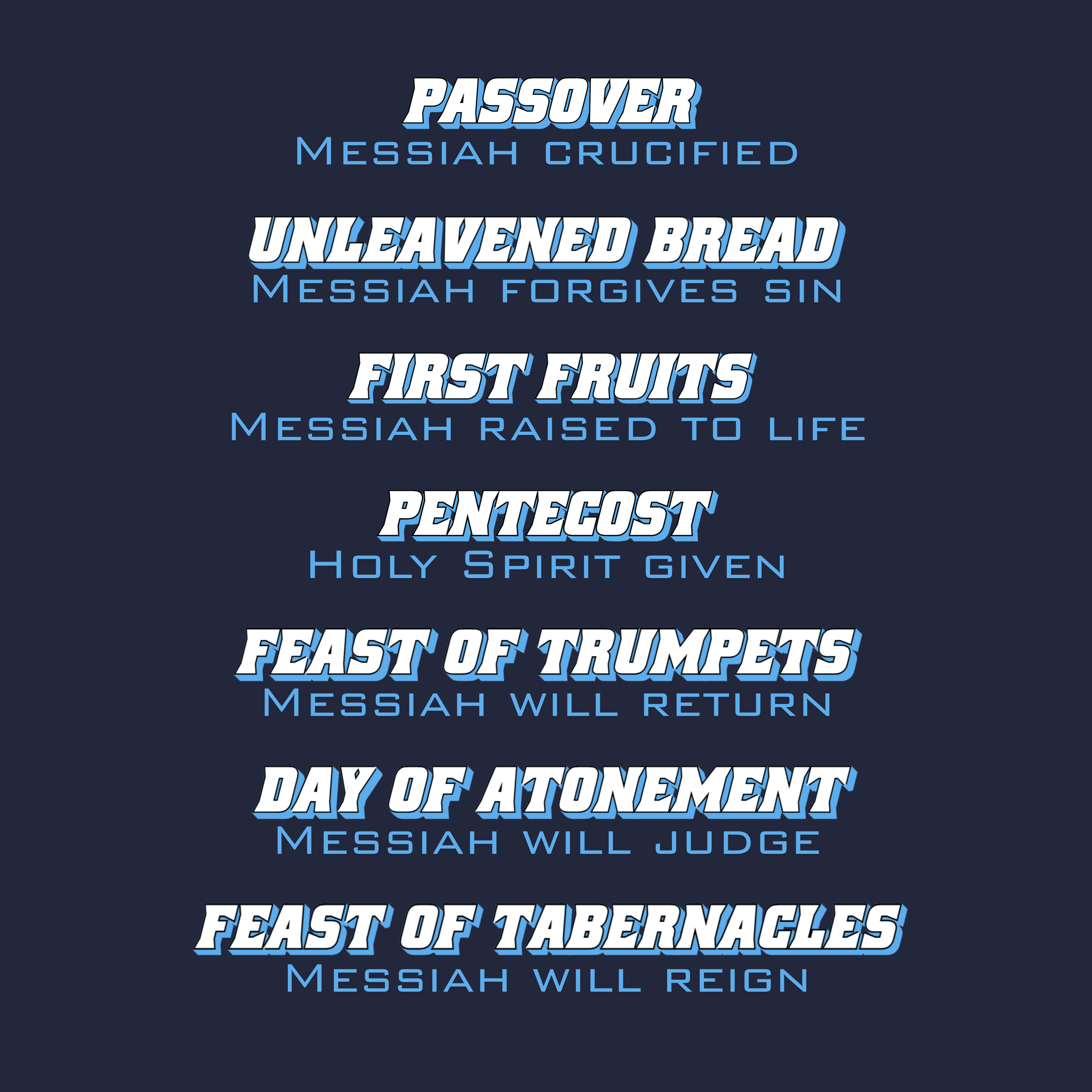 Messiah in the Moedim - ADULT product thumbnail image Messiah in the Moedim - ADULT product thumbnail image