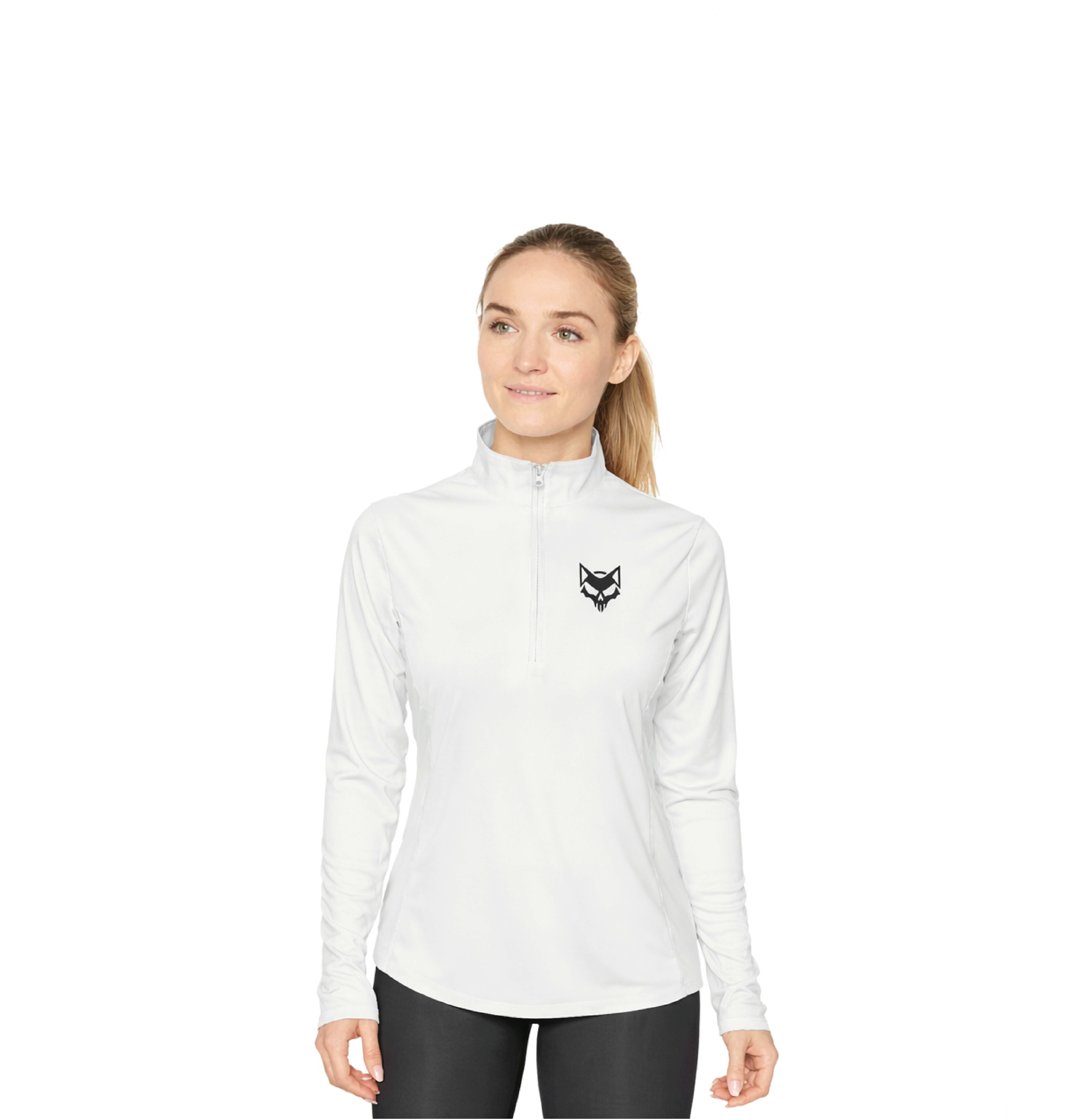 Dead Katt Ladies Quarter-Zip Pullover 