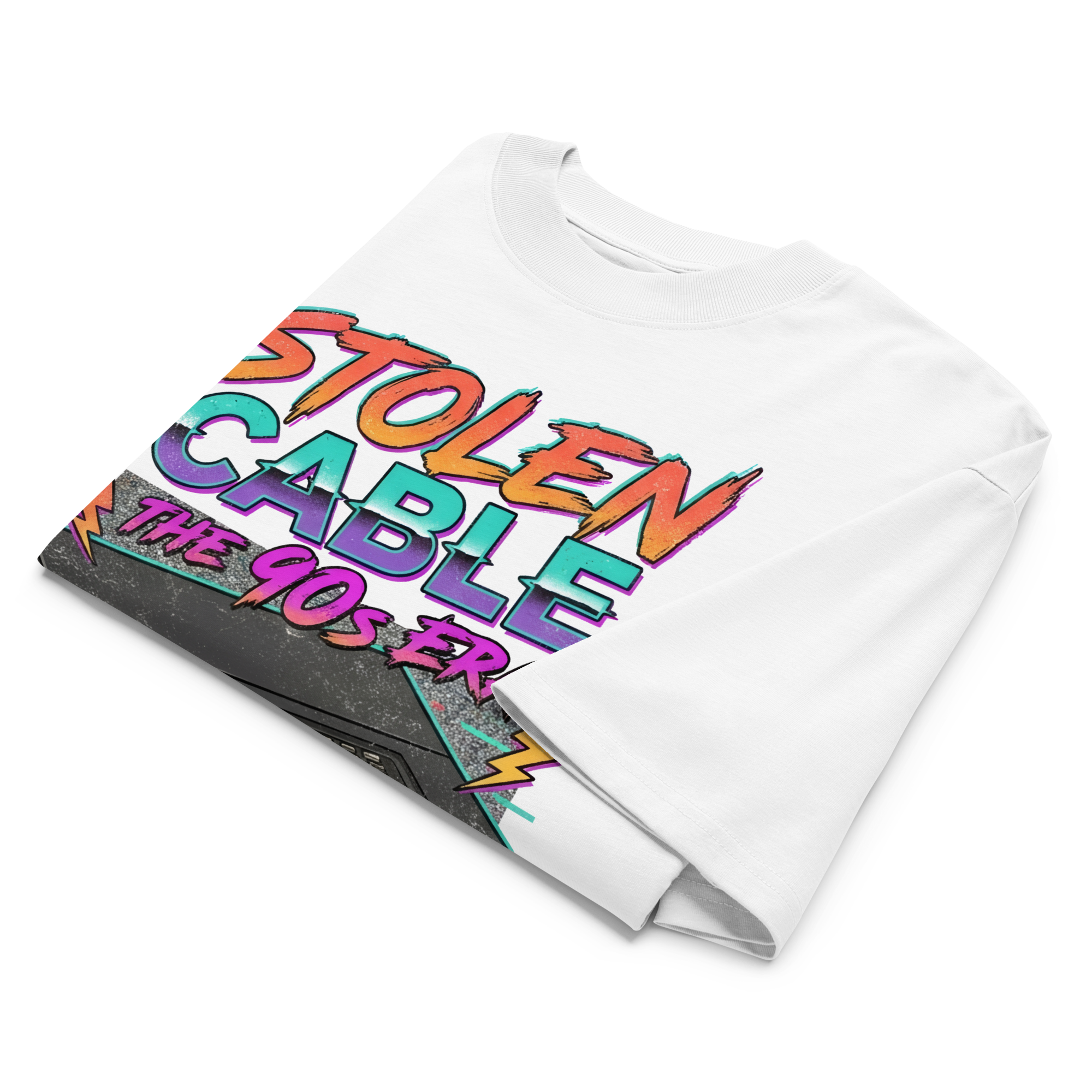 Stolen Cable (The 90's Era) T-Shirt product thumbnail image Stolen Cable (The 90's Era) T-Shirt product thumbnail image