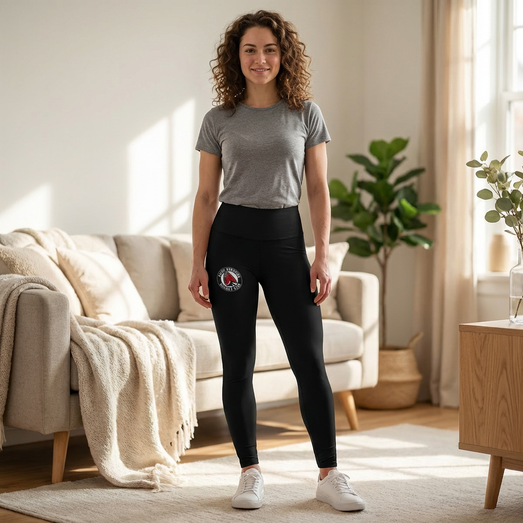 High Waisted Yoga Leggings (AOP)