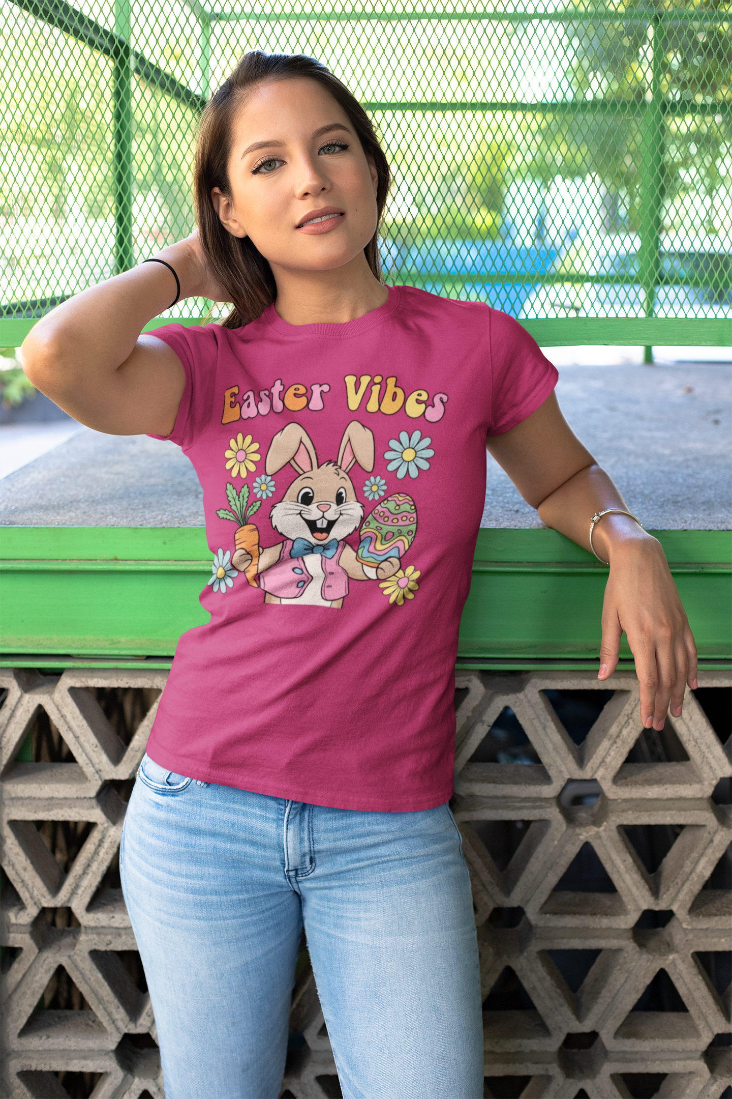 Easter Vibes Youth Shirt, Kids Easter Bunny T-Shirt, Spring Holiday Shirt for Boys Girls, Cute Easter Egg Hunt Tee, Retro Easter Kids Shirt, Bunny Shirt product thumbnail image