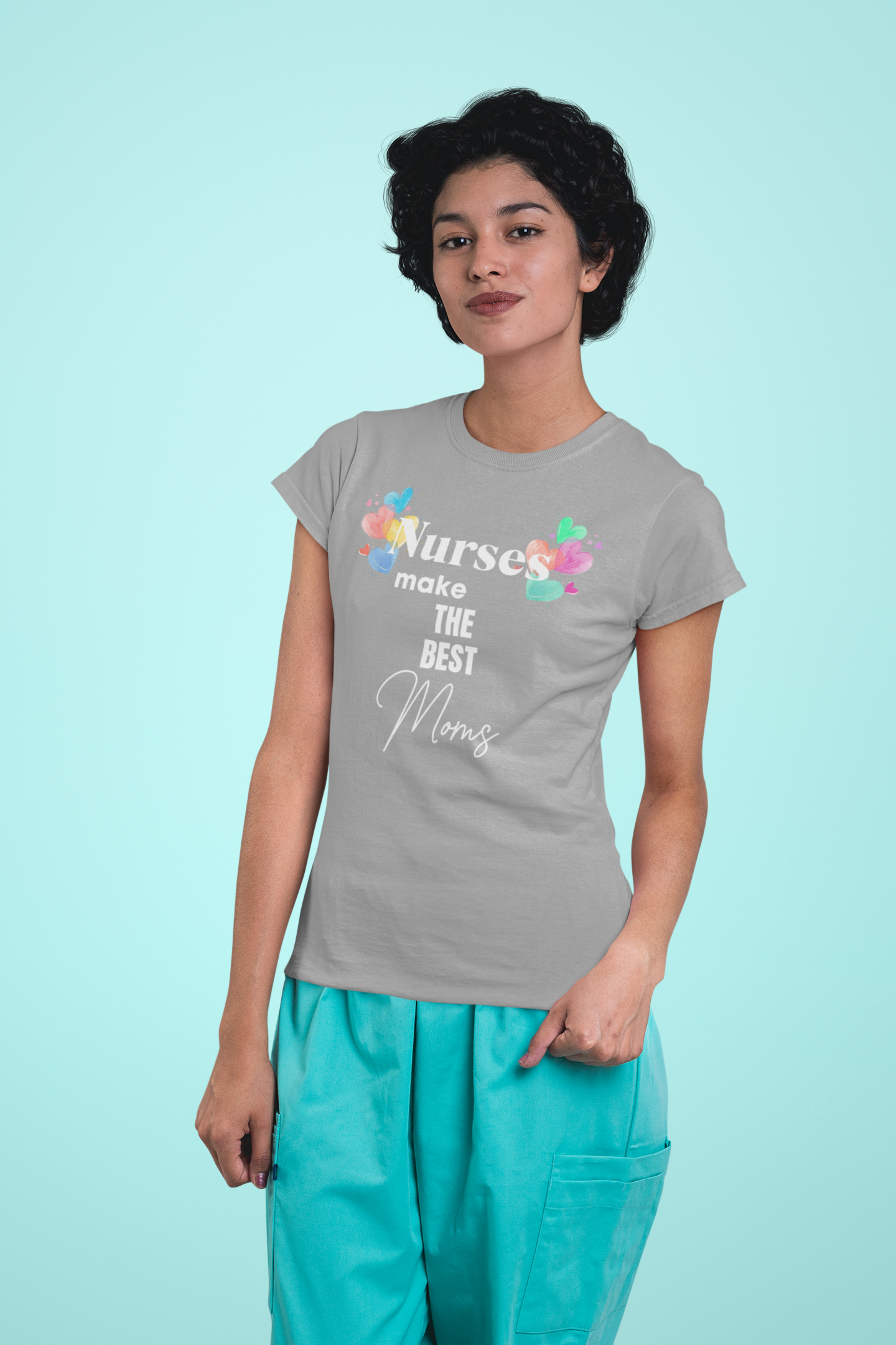 Nurse Mom Pride Tee, Unisex Short Sleeve T-Shirt for Nurses, Mother's Day Gift, Healthcare Appreciation Apparel, Cute Nurse Shirt product thumbnail image Nurse Mom Pride Tee, Unisex Short Sleeve T-Shirt for Nurses, Mother's Day Gift, Healthcare Appreciation Apparel, Cute Nurse Shirt product thumbnail image