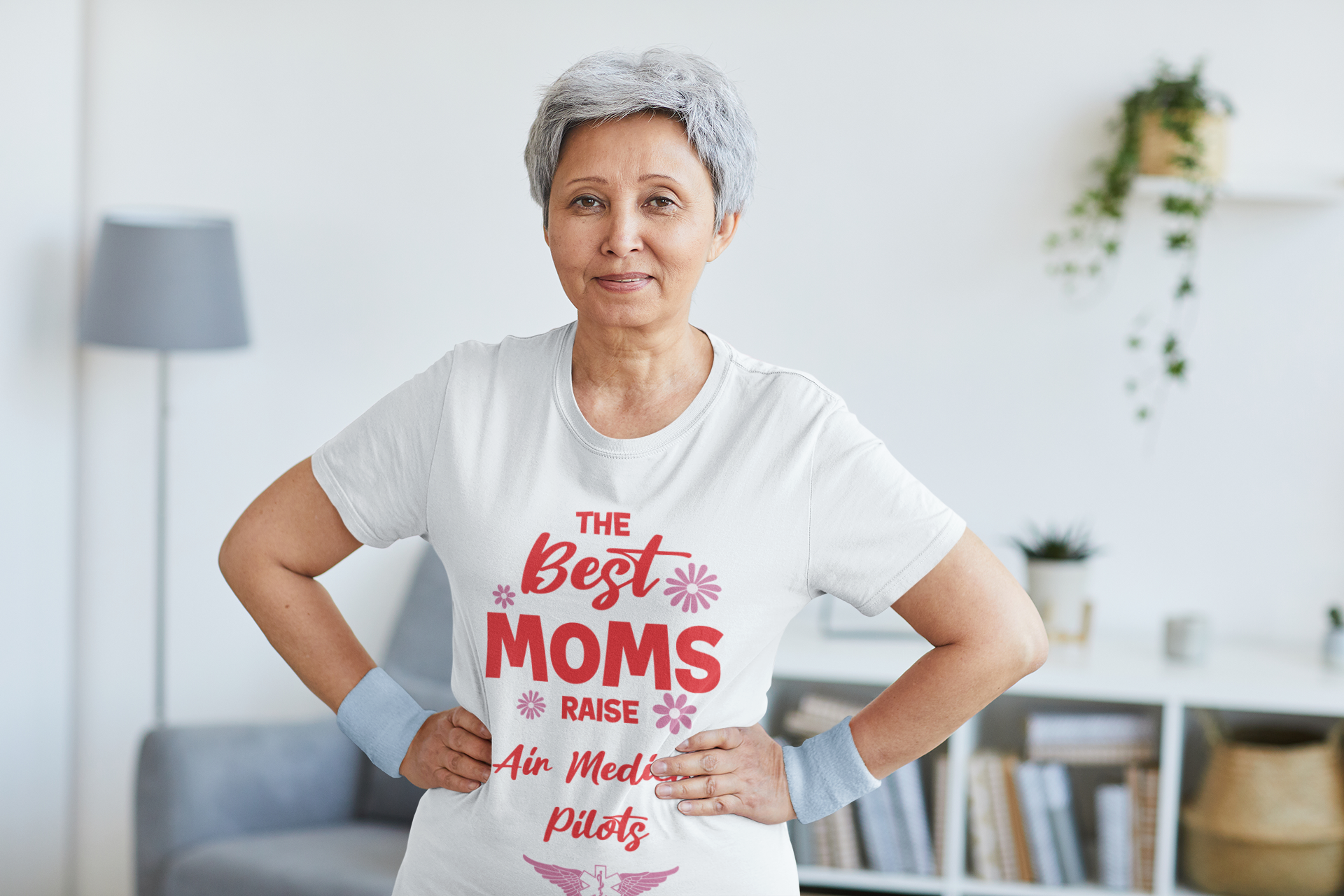 EMS Pilot Mother's Day Tee, Aviation Enthusiast Gift, Short Sleeve Shirt, The Best Moms Day Gift product thumbnail image EMS Pilot Mother's Day Tee, Aviation Enthusiast Gift, Short Sleeve Shirt, The Best Moms Day Gift product thumbnail image