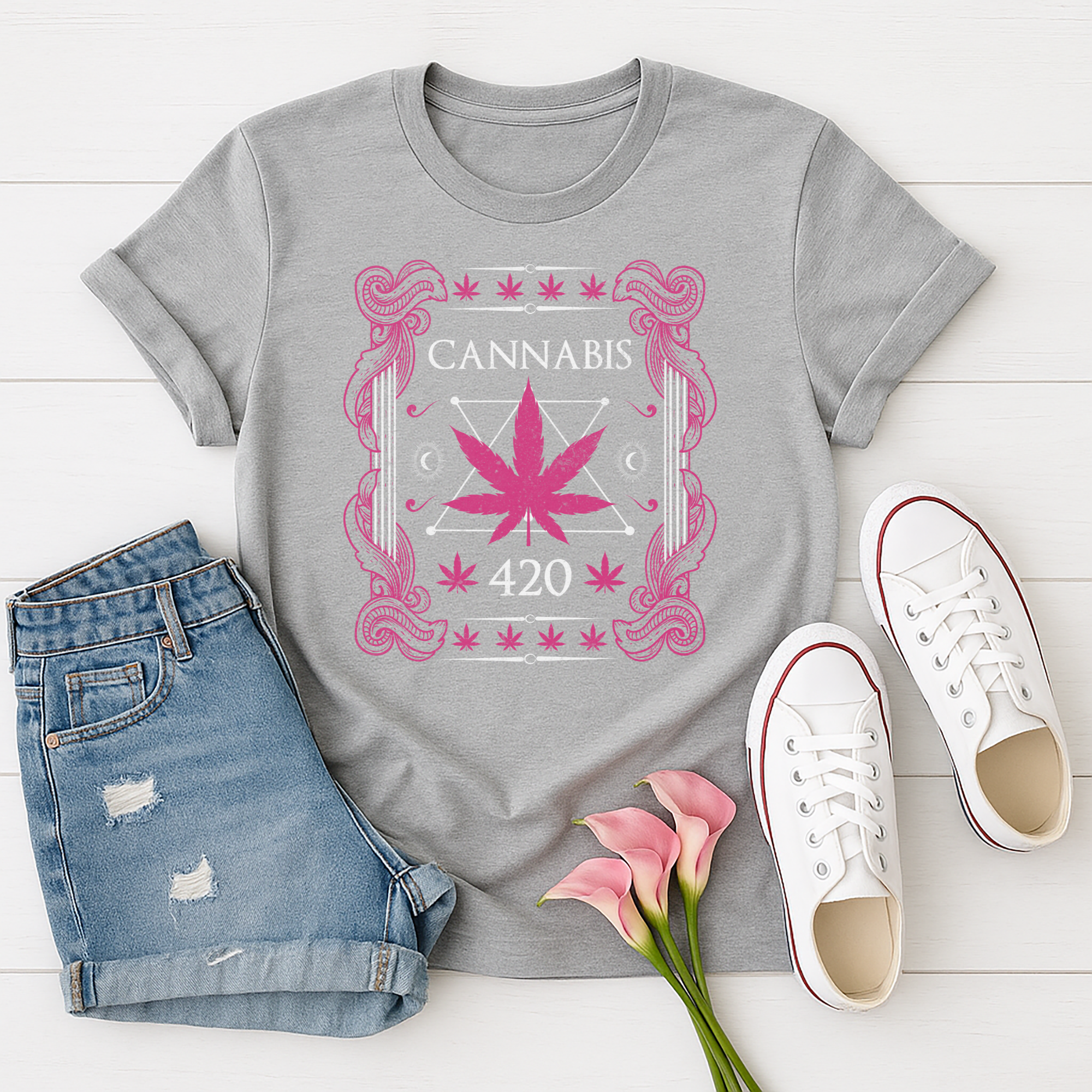 Cannabis 420 Graphic Tee product thumbnail image Cannabis 420 Graphic Tee product thumbnail image