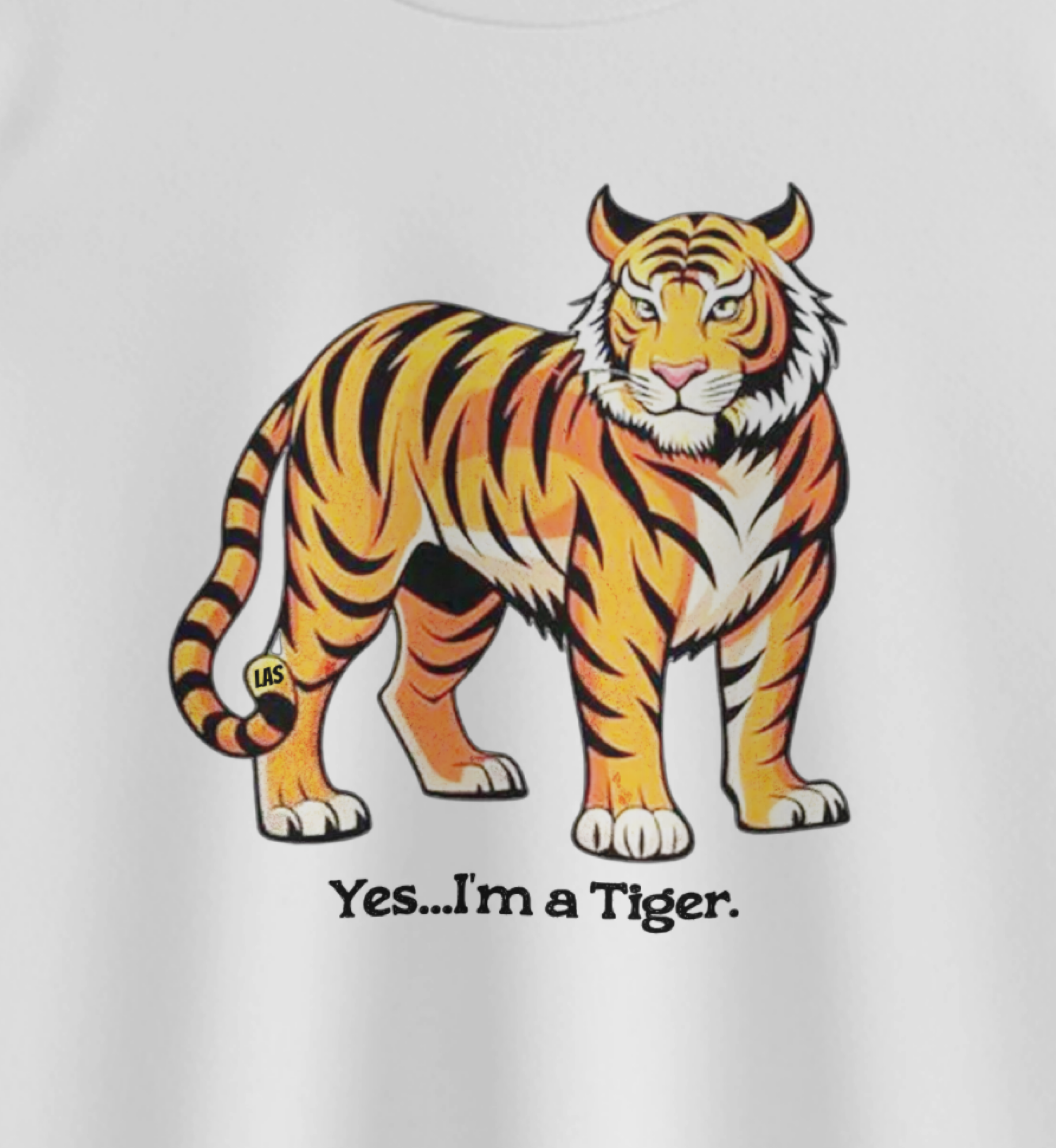 LAS "I'm a Tiger" Cotton Short Sleeve Tee — Youth Soft Athletic T-Shirt product thumbnail image LAS "I'm a Tiger" Cotton Short Sleeve Tee — Youth Soft Athletic T-Shirt product thumbnail image