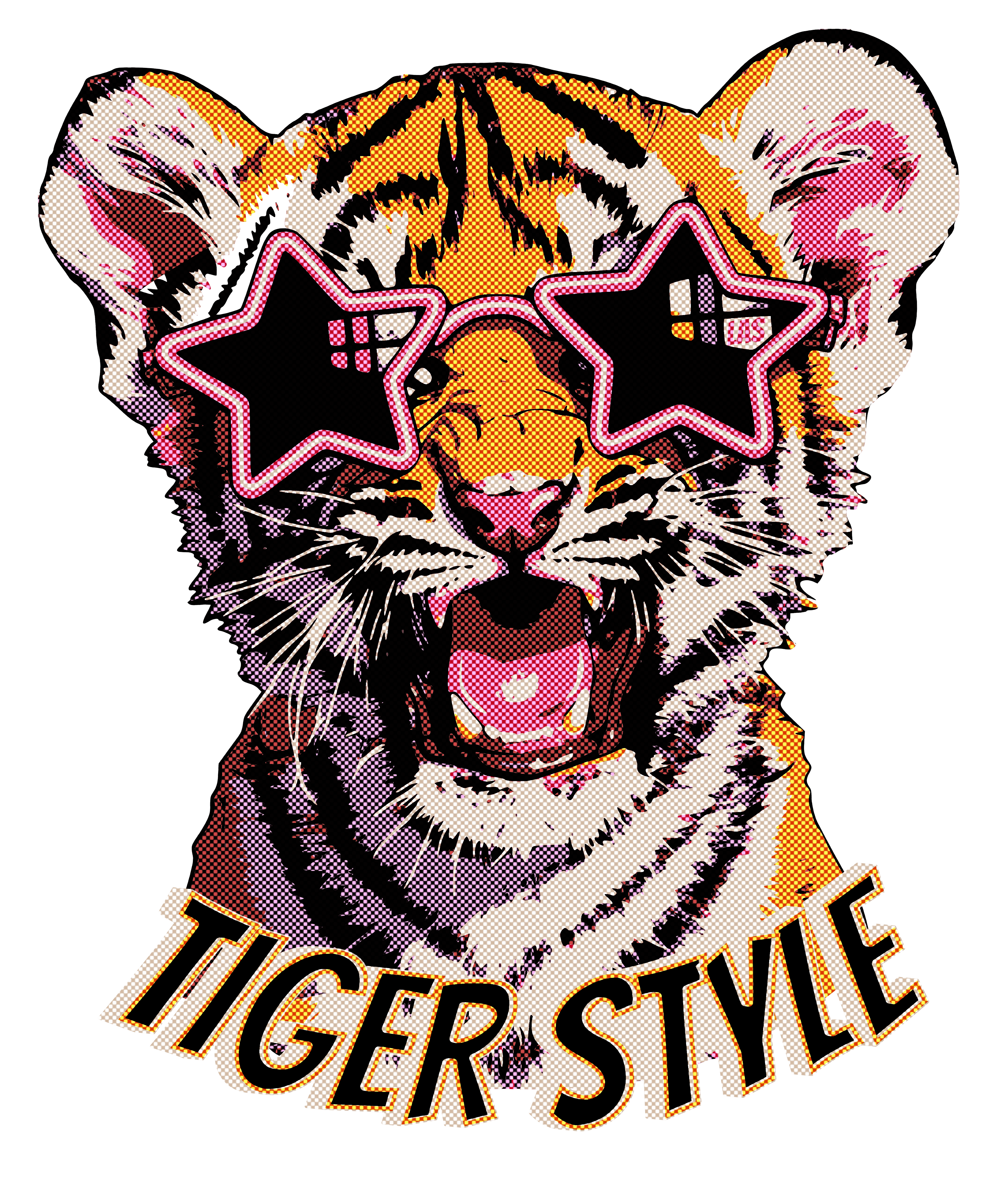 LAS "Tiger Style" Cotton Short Sleeve Tee — Youth Soft Athletic T-Shirt product thumbnail image