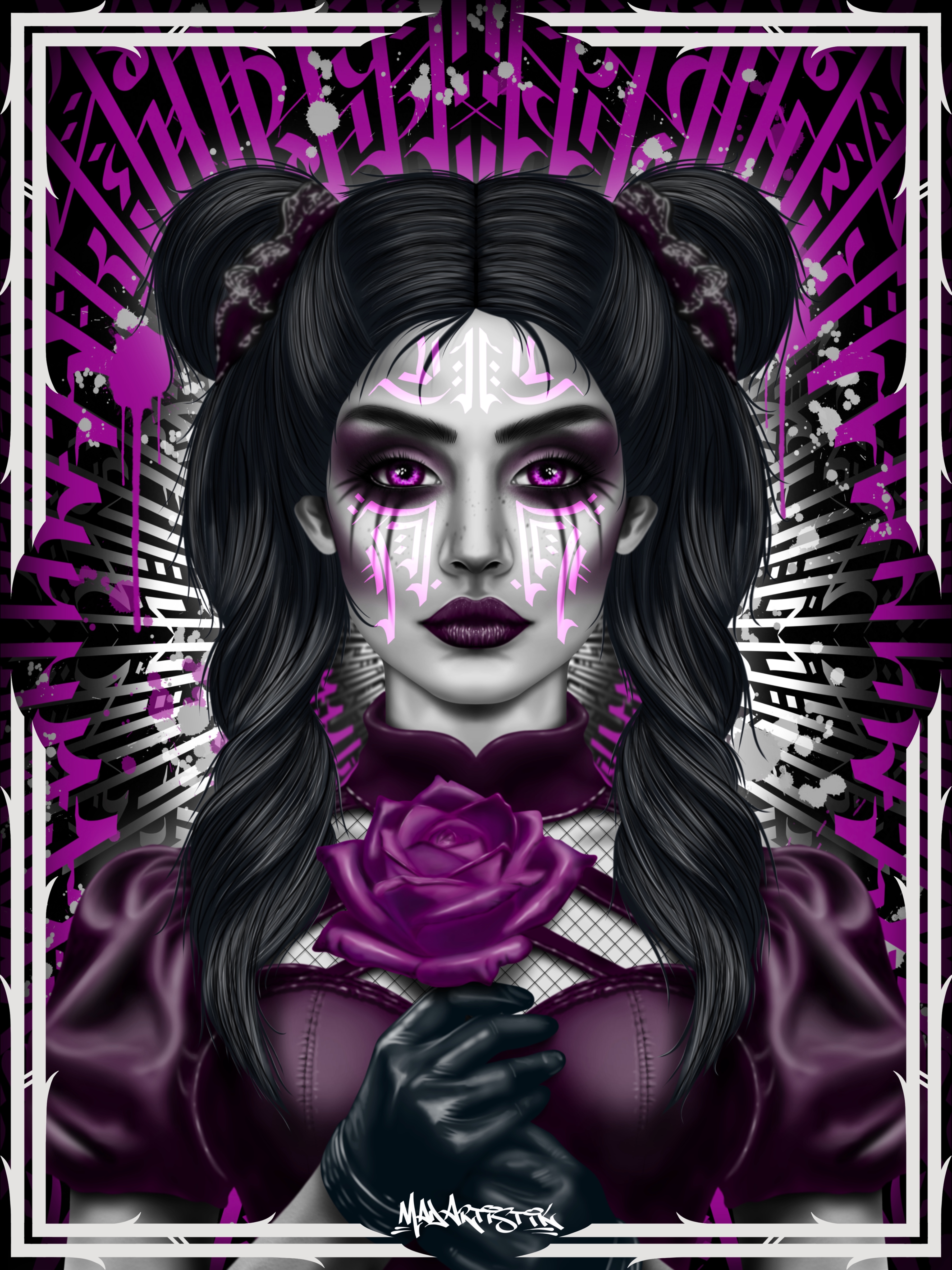 “Rose for the Wicked” — Poster product thumbnail image “Rose for the Wicked” — Poster product thumbnail image