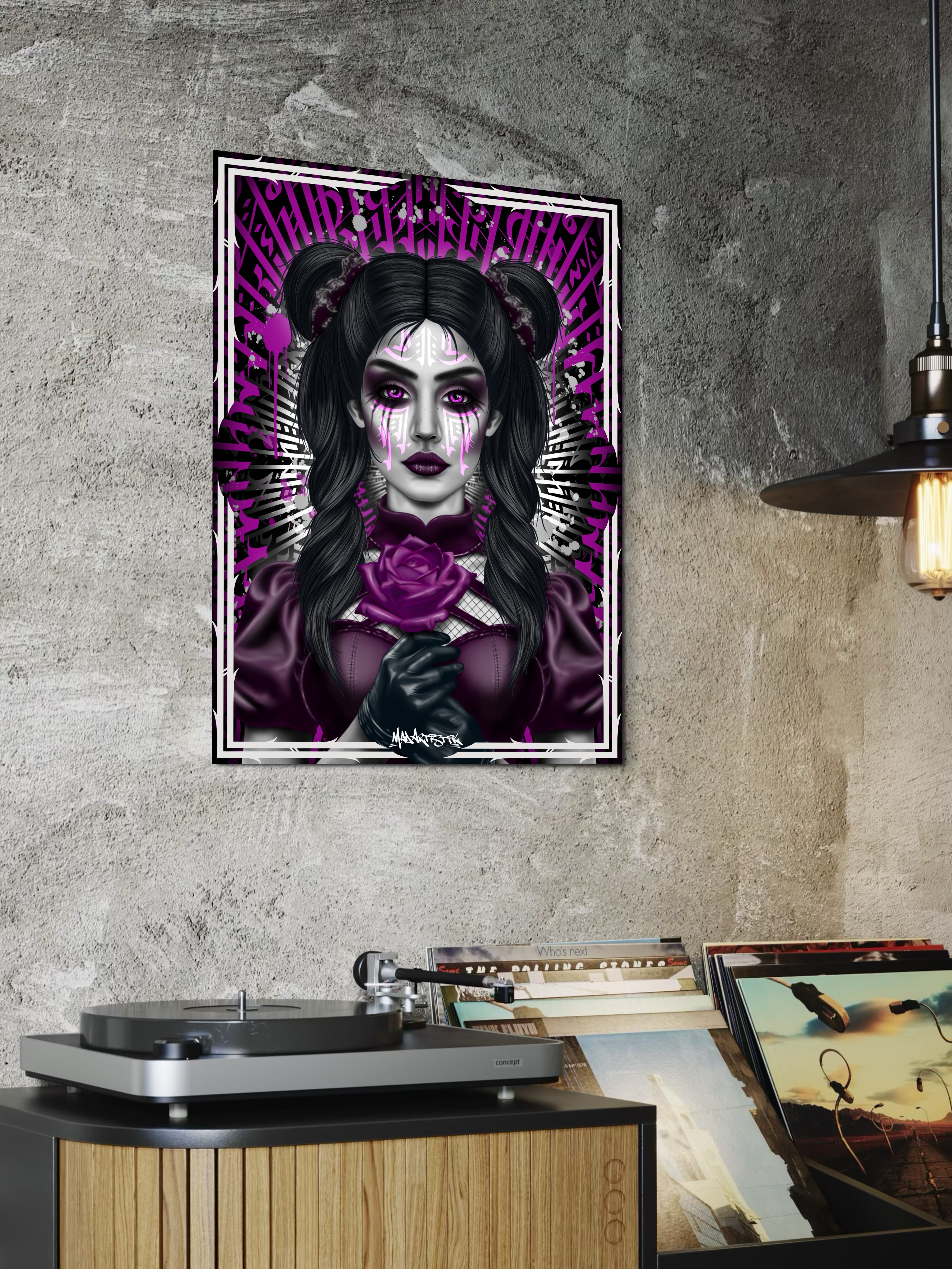 “Rose for the Wicked” — Poster product thumbnail image “Rose for the Wicked” — Poster product thumbnail image