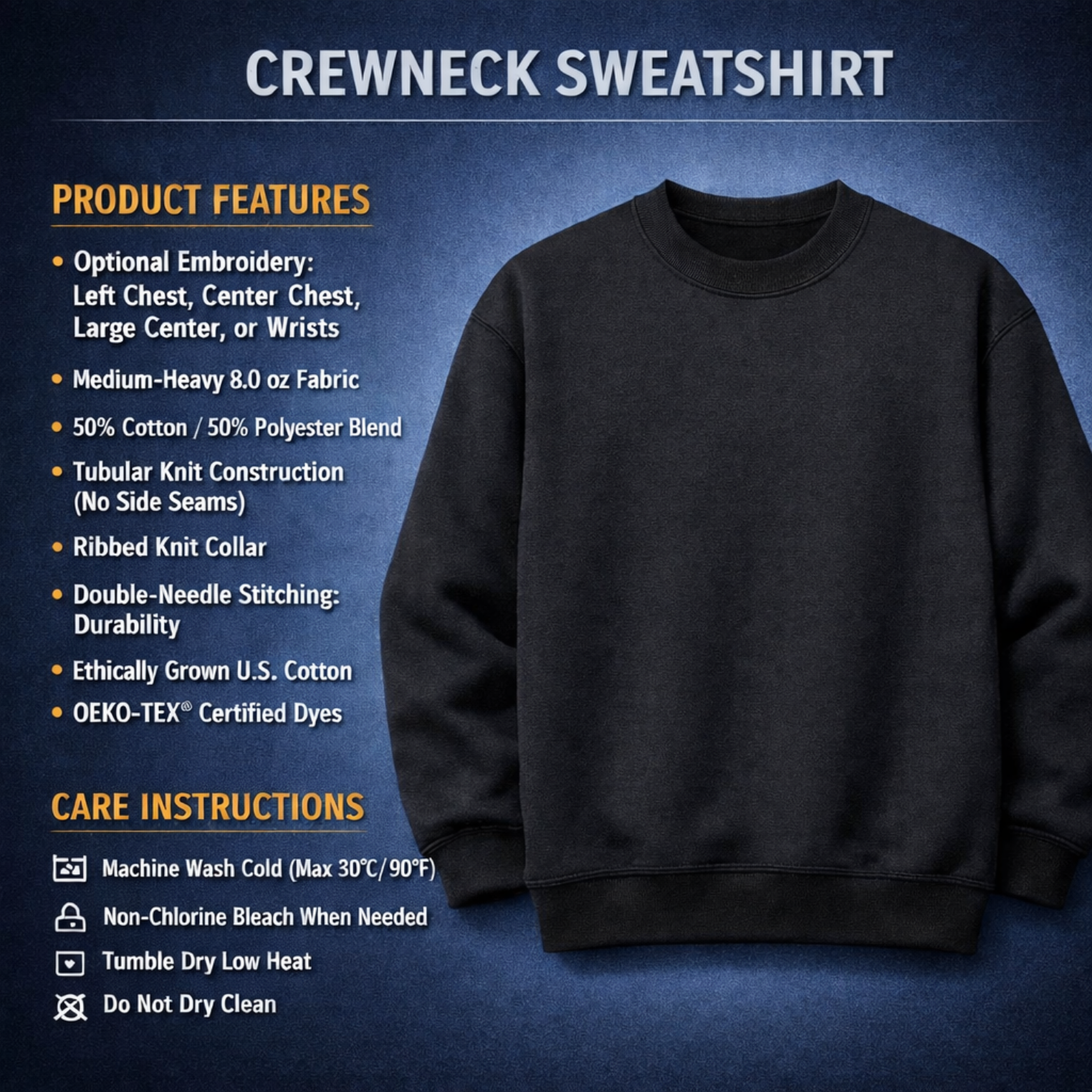 Never Give Up Crewneck Sweatshirt – Motivational Keep Moving Forward Pullover – FS™ product thumbnail image