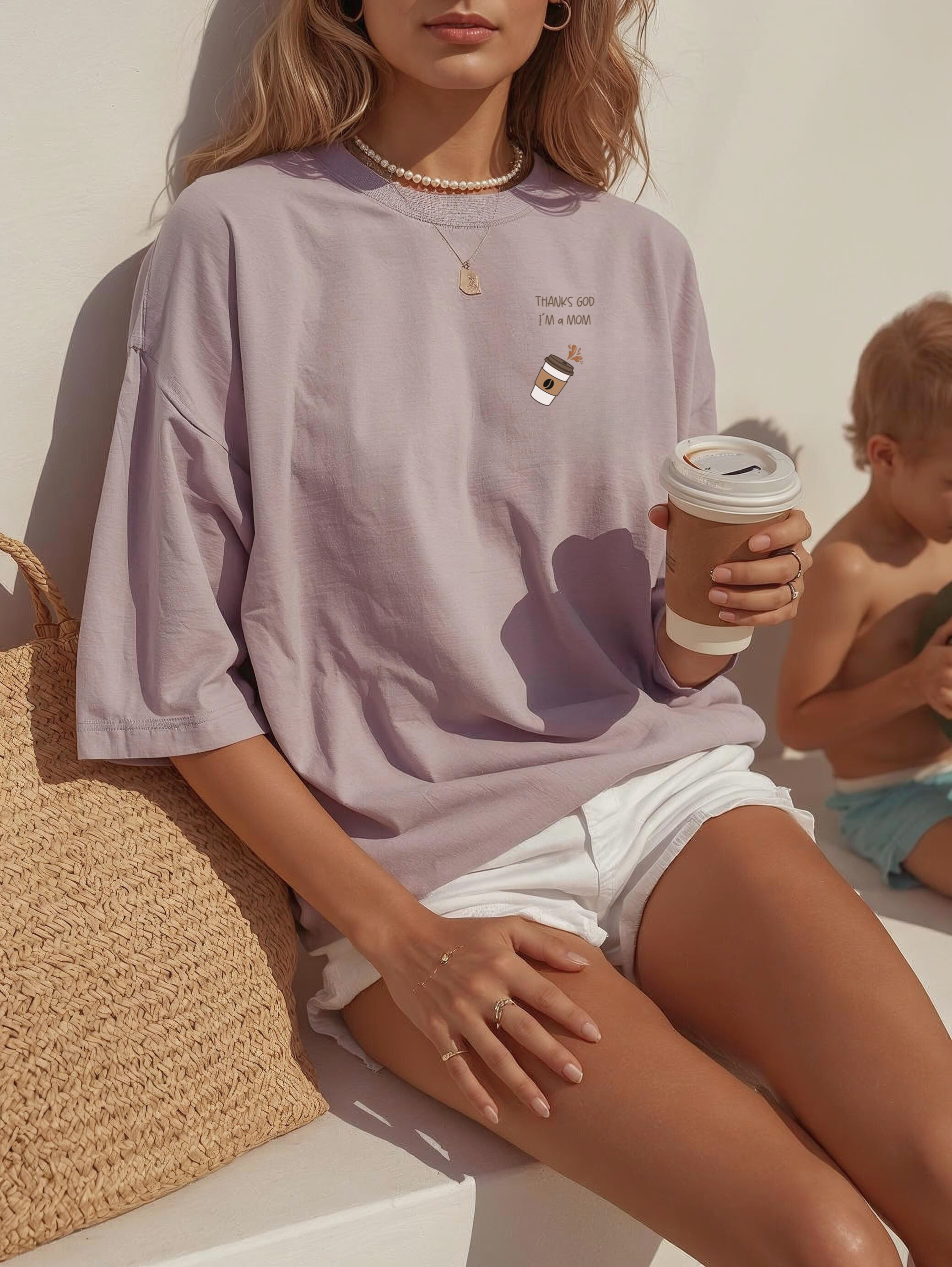 MomLife tee | Coffee To Go minimalist script t-shirt product thumbnail image MomLife tee | Coffee To Go minimalist script t-shirt product thumbnail image