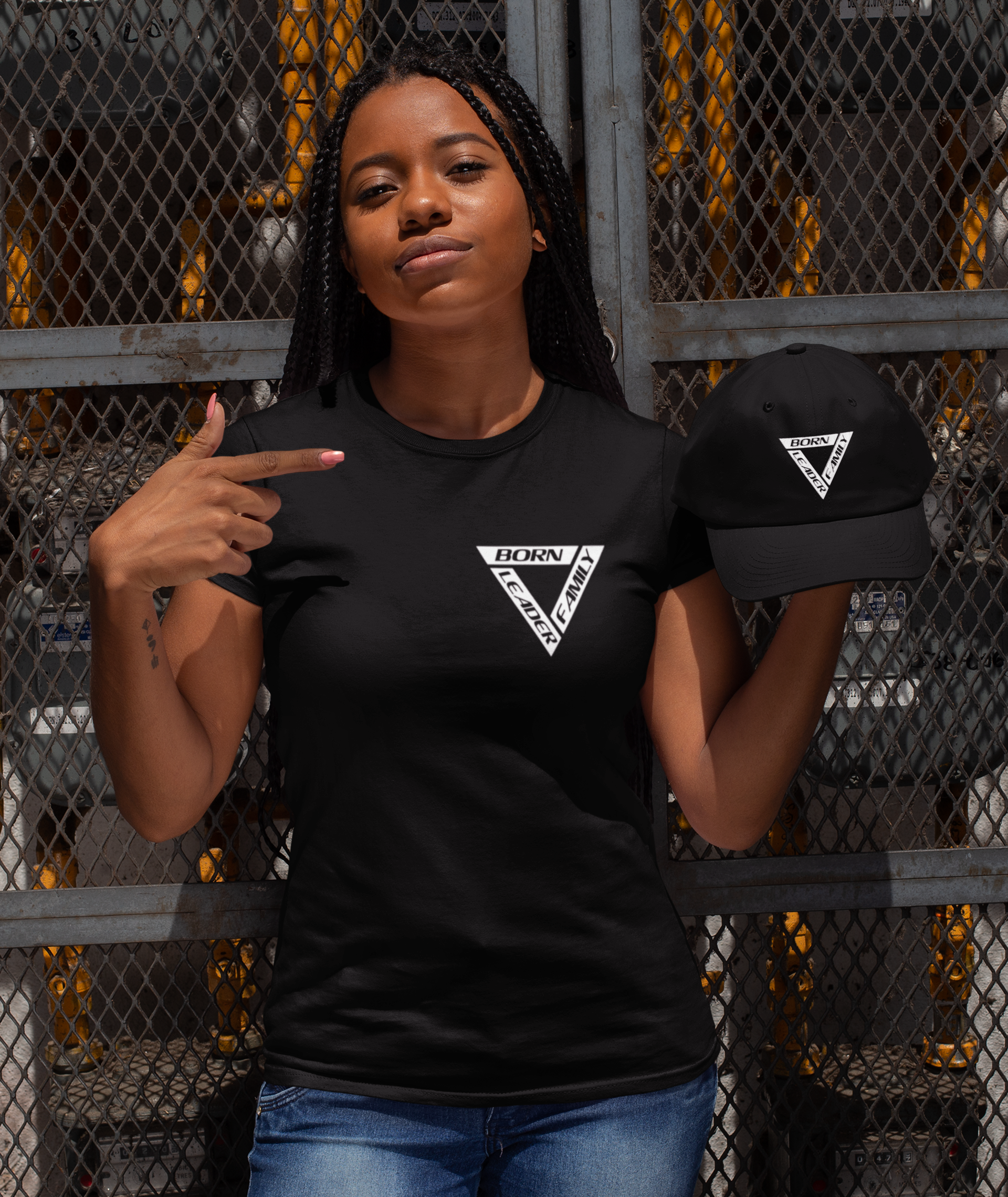 Classic Dad Cap — Vintage Triangle Logo Embroidered Hat product thumbnail image