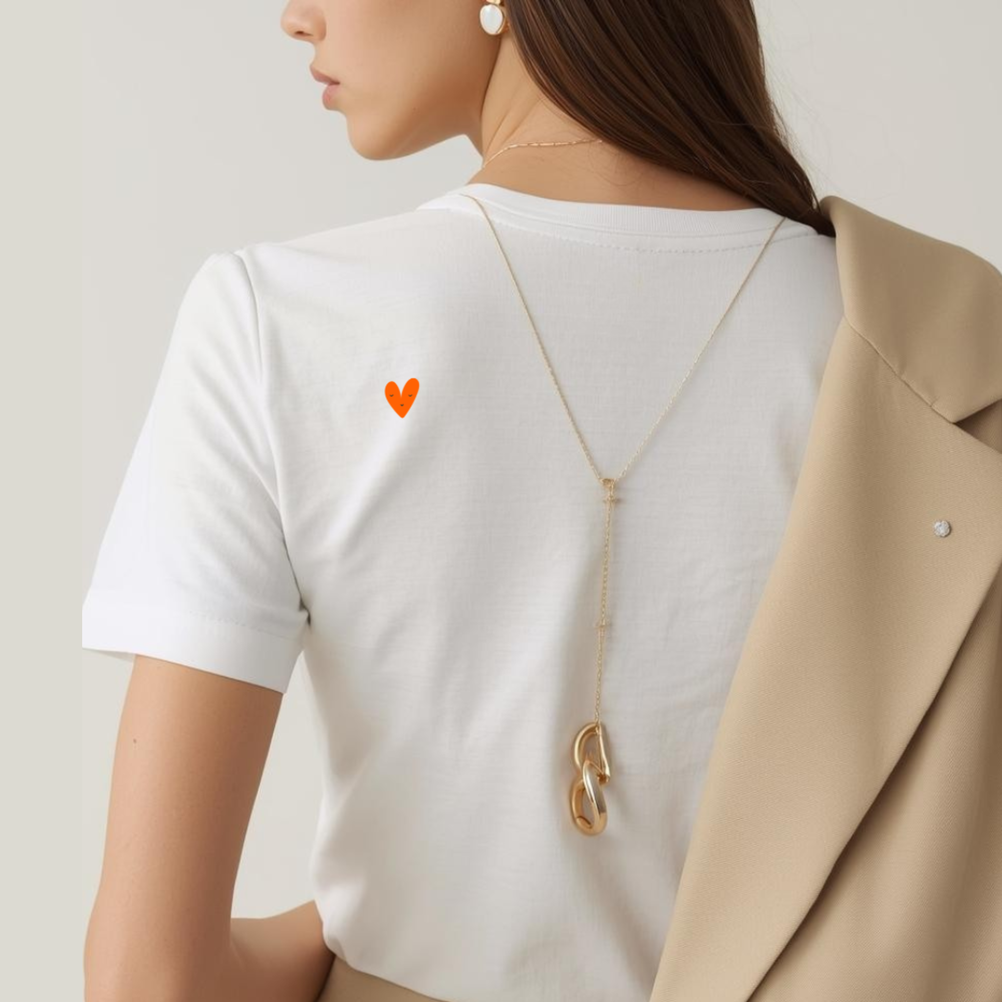 Mom life Tee, Ich Fühls Minimal, mini herz im rückenT-Shirt for Women product thumbnail image Mom life Tee, Ich Fühls Minimal, mini herz im rückenT-Shirt for Women product thumbnail image