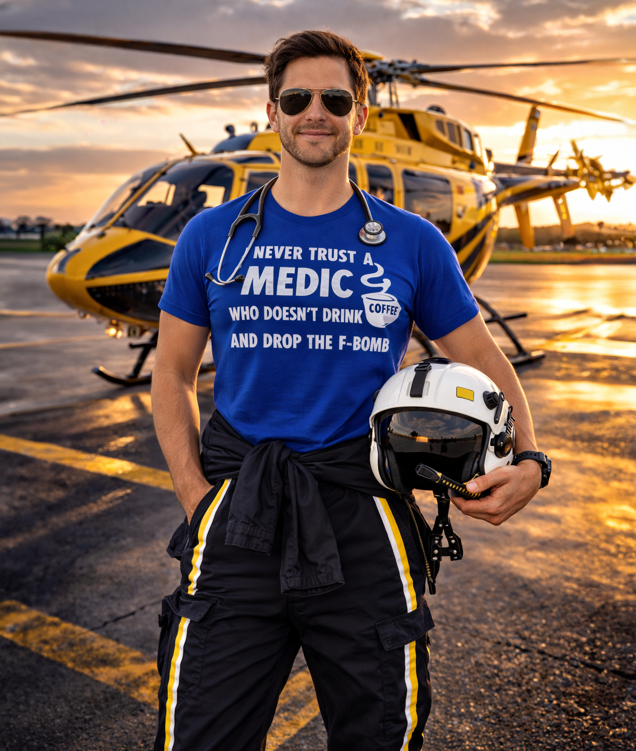 Drop the F-bomb Funny Medic Classic Tee, EMS Unisex Jersey Short Sleeve T‑Shirt product thumbnail image Drop the F-bomb Funny Medic Classic Tee, EMS Unisex Jersey Short Sleeve T‑Shirt product thumbnail image