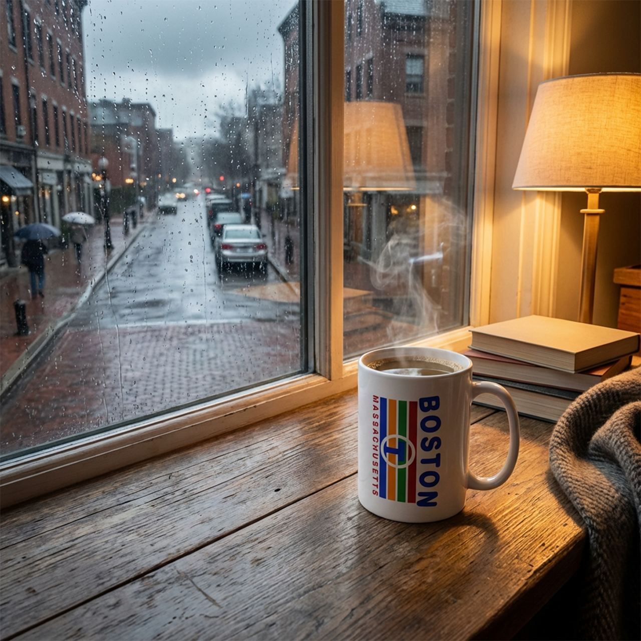 Boston MBTA Mug - Subway Lines 15oz Ceramic - Retro Design - Makes a Great Boston Gift product thumbnail image