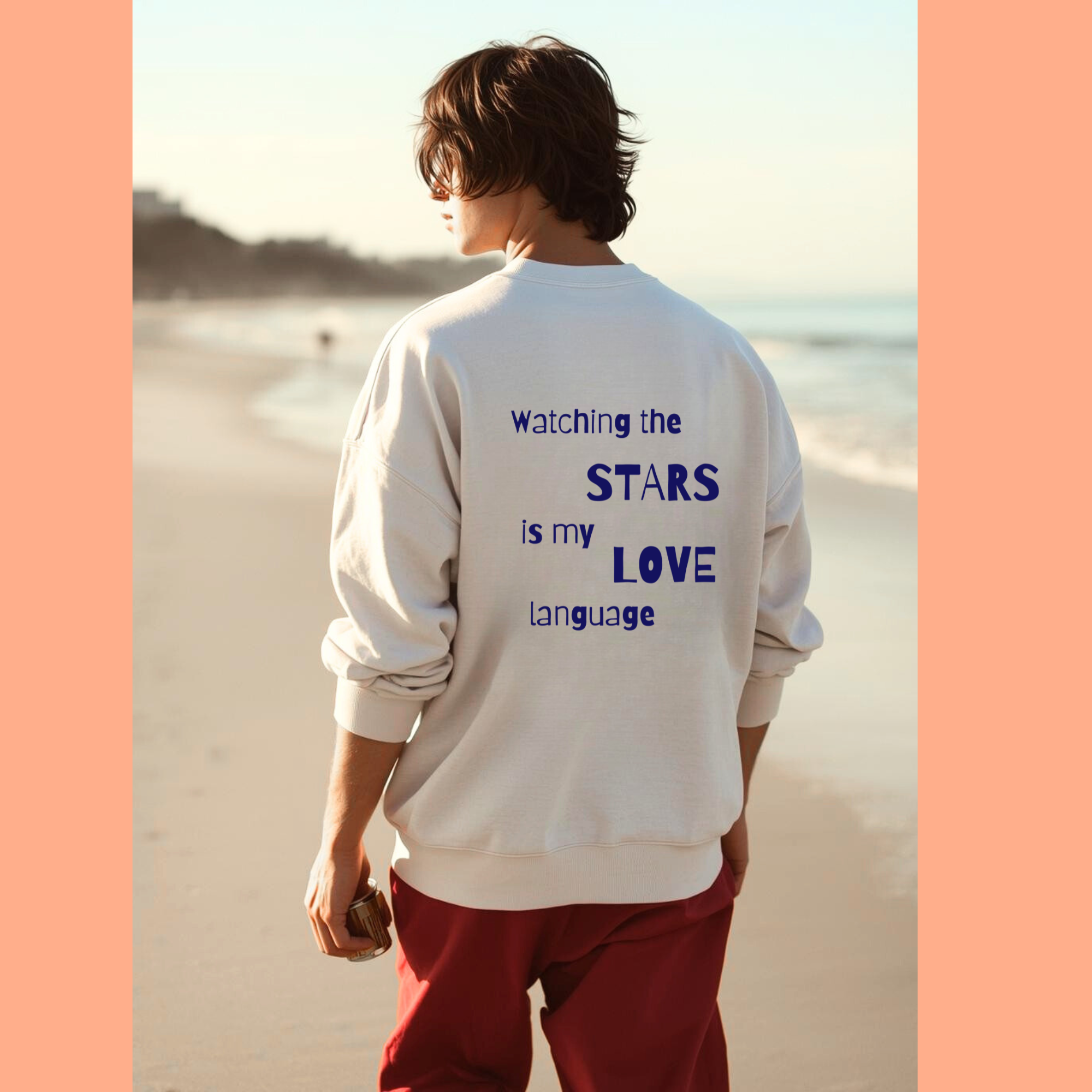Meet me at our Spot, Watching Stars Sweatshirt —Cozy Pullover Unisex product thumbnail image Meet me at our Spot, Watching Stars Sweatshirt —Cozy Pullover Unisex product thumbnail image