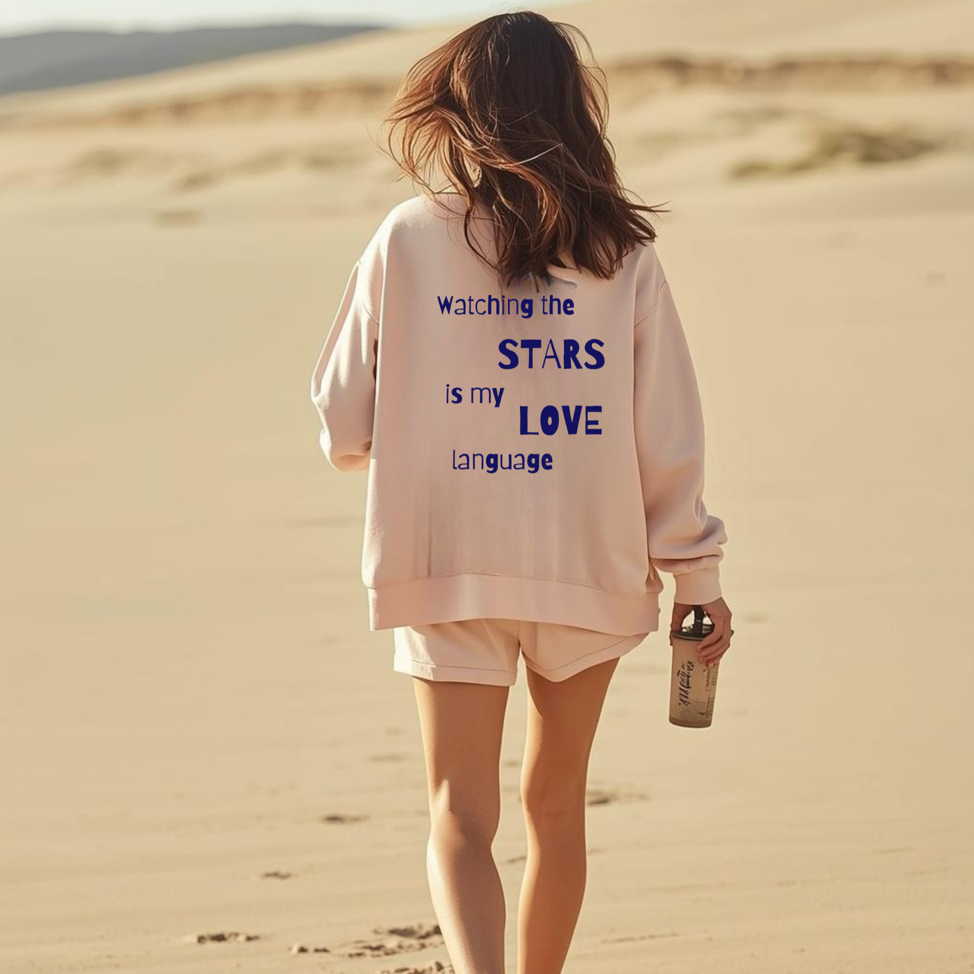 Meet me at our Spot, Watching Stars Sweatshirt —Cozy Pullover Unisex  product thumbnail image