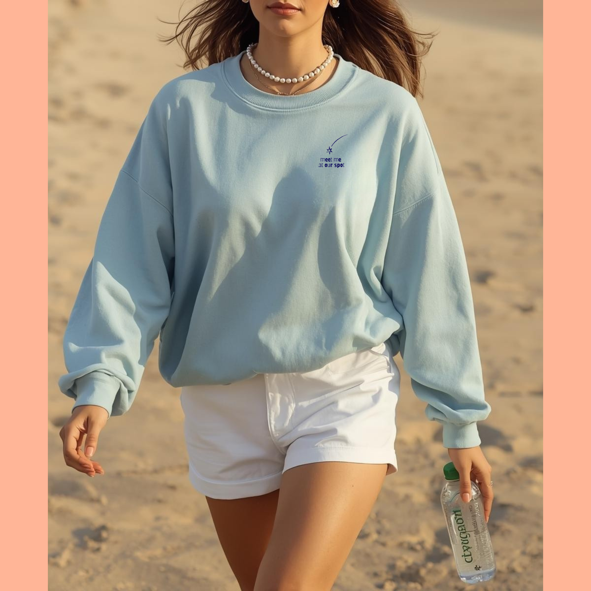 Meet me at our Spot, Watching Stars Sweatshirt —Cozy Pullover Unisex product thumbnail image Meet me at our Spot, Watching Stars Sweatshirt —Cozy Pullover Unisex product thumbnail image