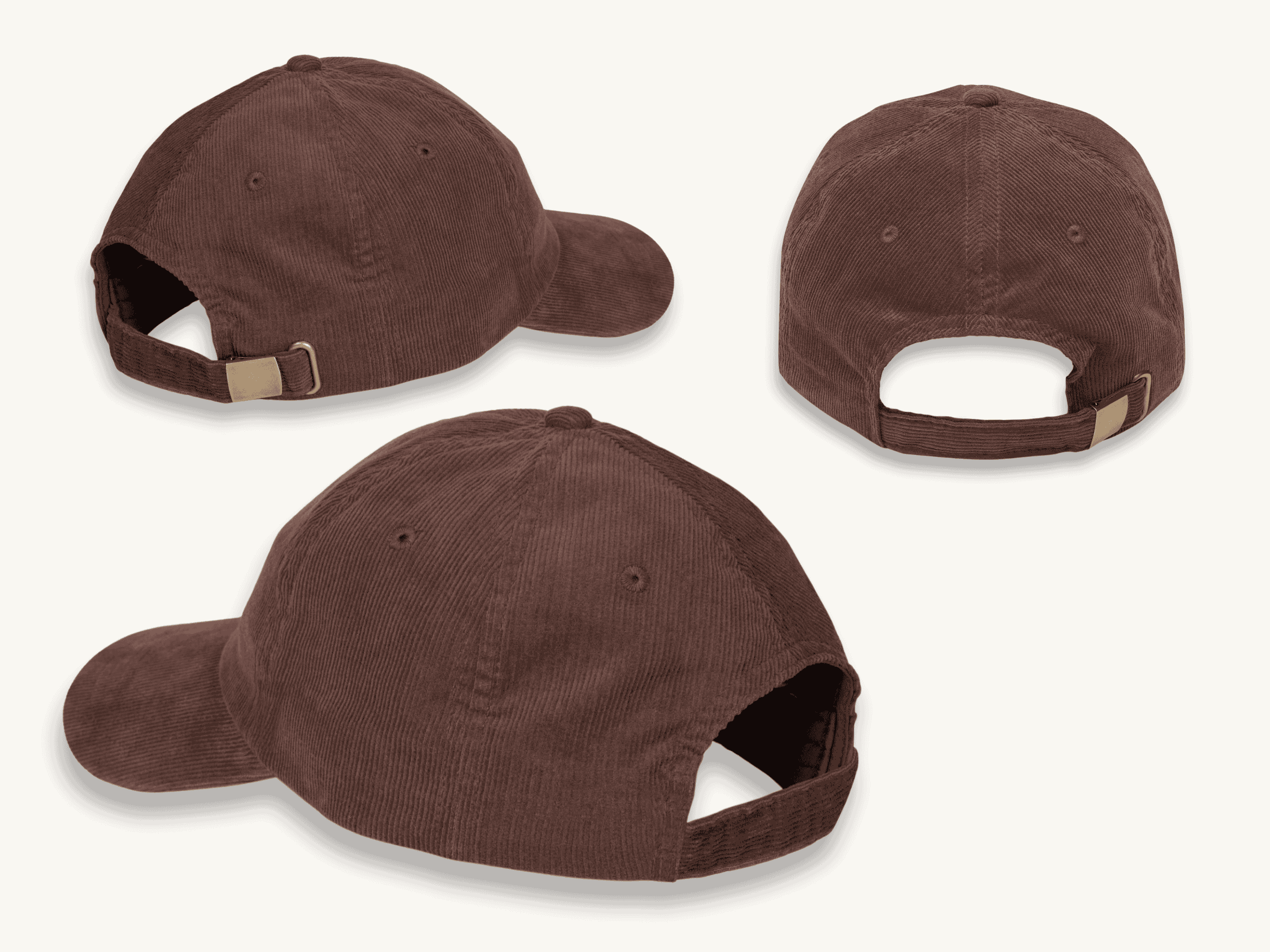 Solace Corduroy Mental Health Hat, Somatic Wellness, Mindfulness, Vagus Nerve Gift, Aesthetic Streetwear, Retro Dad Cap product thumbnail image