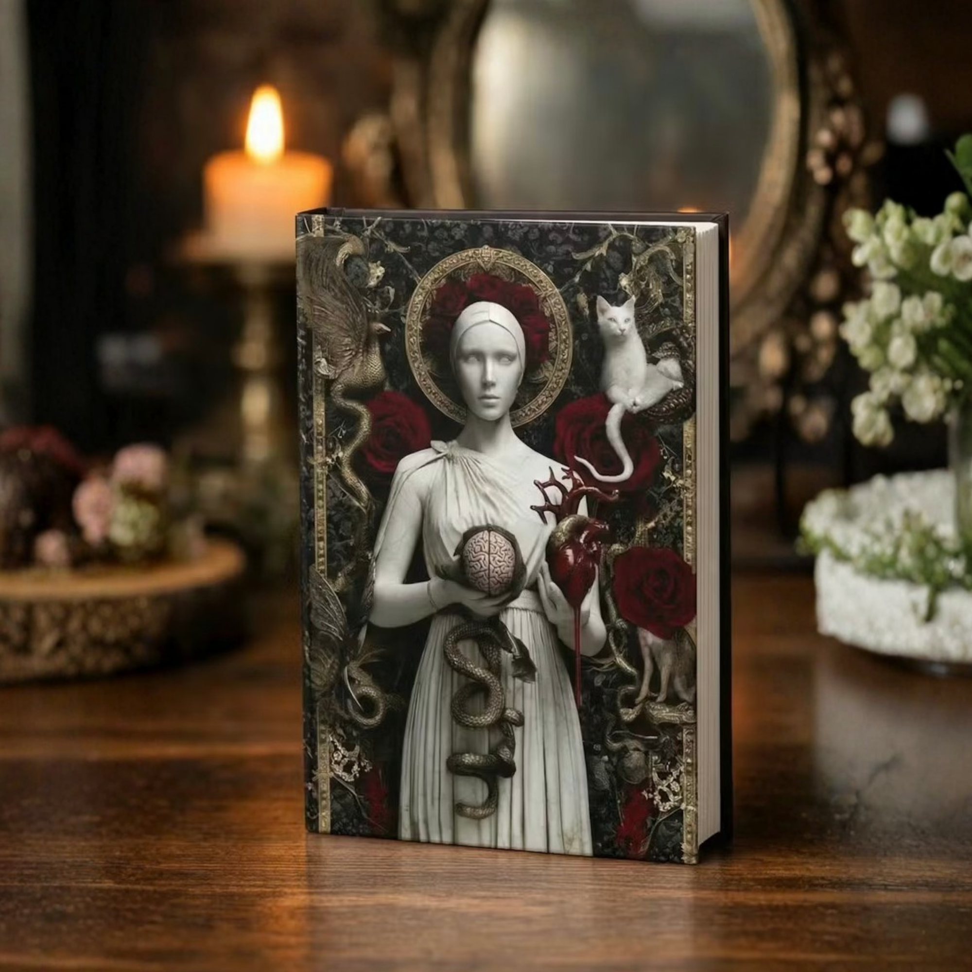 Dark Feminine Gothic Goddess Journal | Occult Aesthetic Hardcover Notebook | Divine Feminine Writing Journal product thumbnail image Dark Feminine Gothic Goddess Journal | Occult Aesthetic Hardcover Notebook | Divine Feminine Writing Journal product thumbnail image